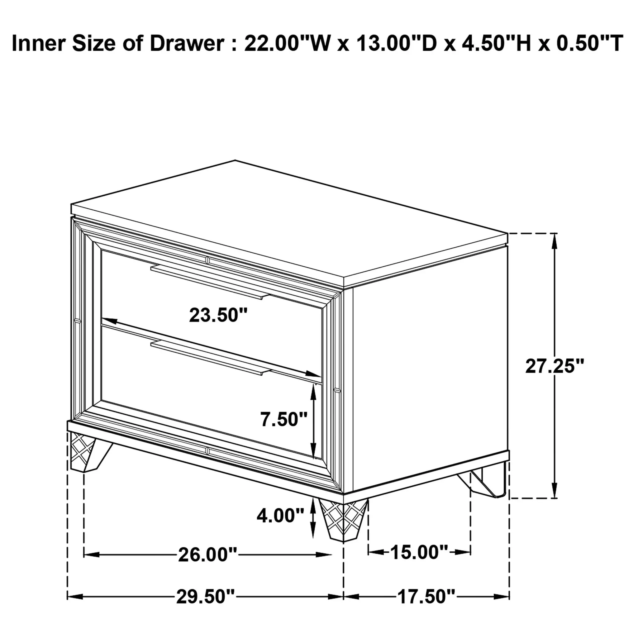 Marmore Bedroom Set White - Image 17
