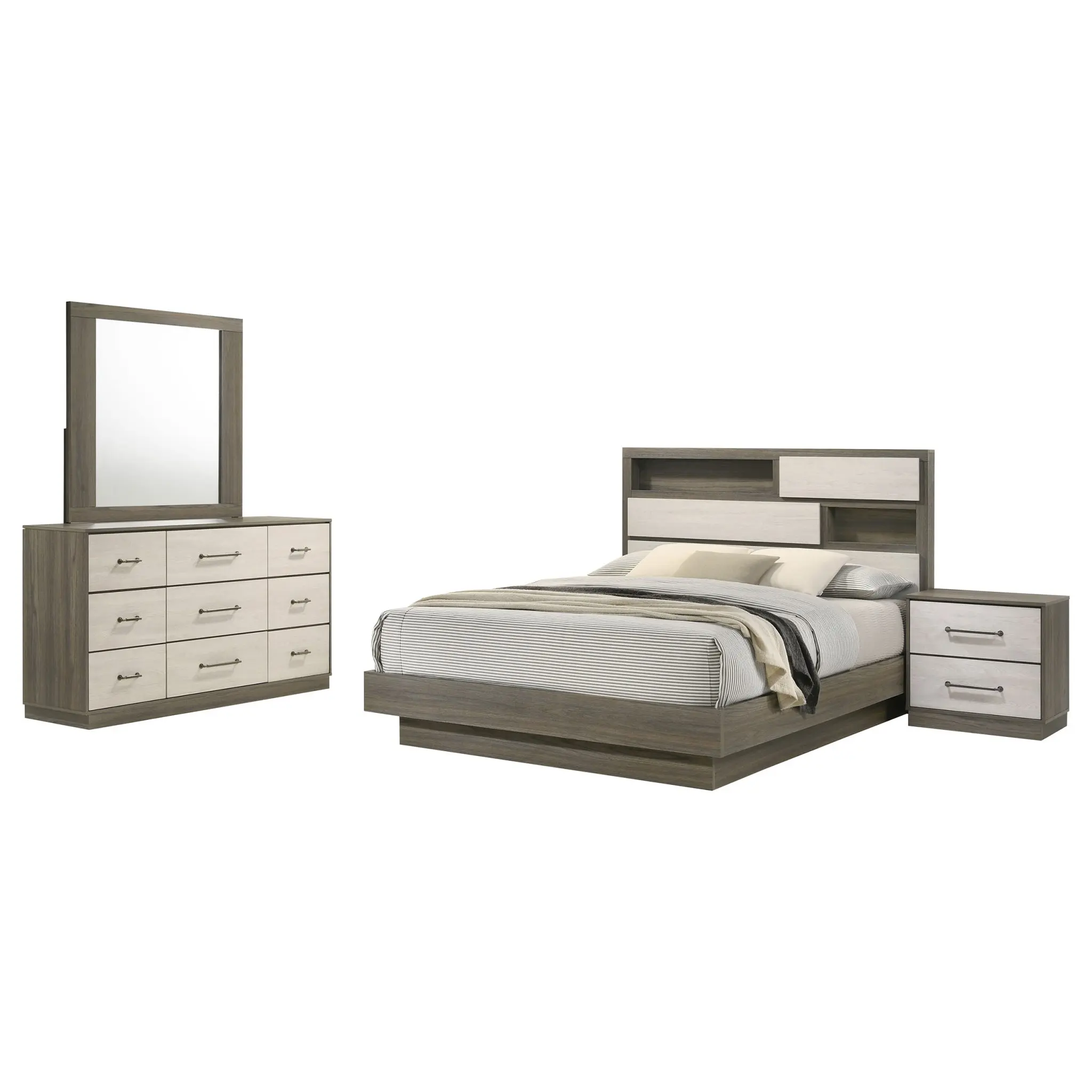 Fenwick Bed Grey Oak - Image 2