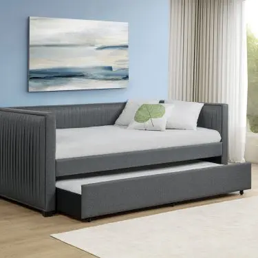 Brodie Daybed with Trundle Grey