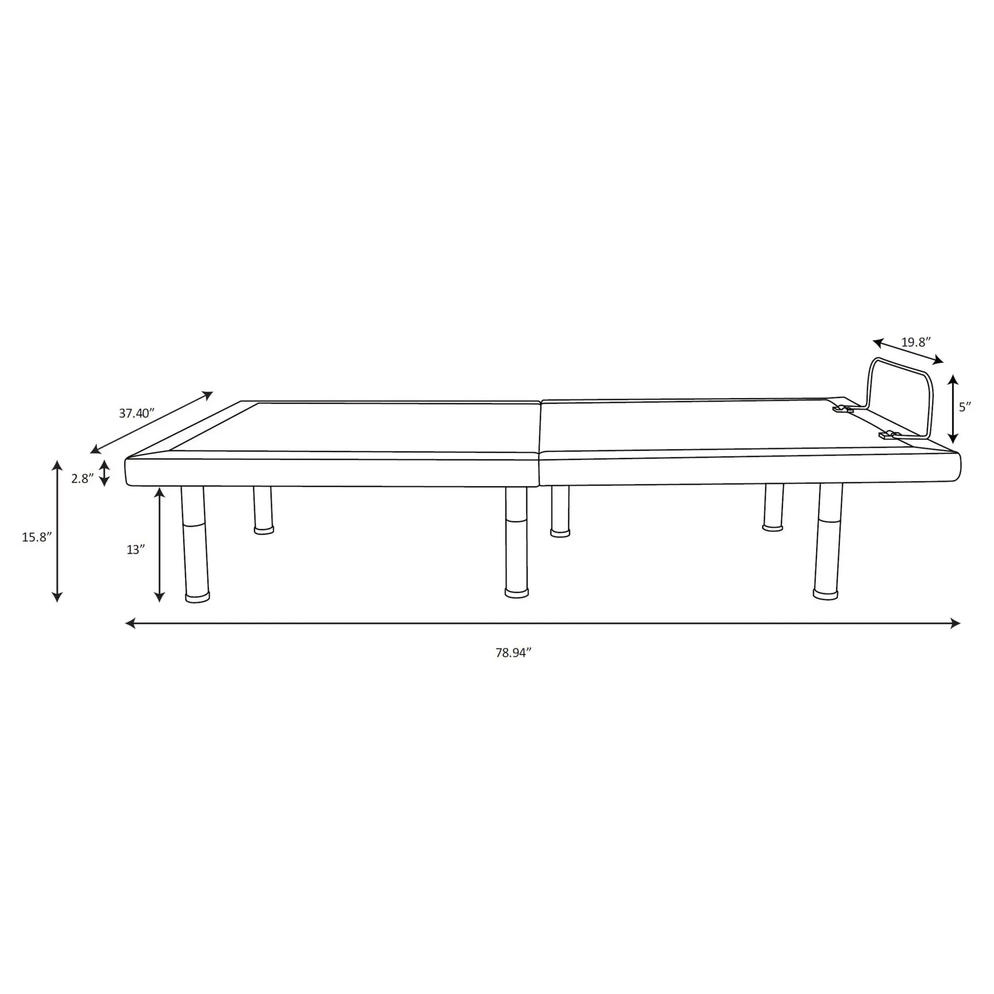 Negan Adjustable Bed Base Twin XL - Image 19