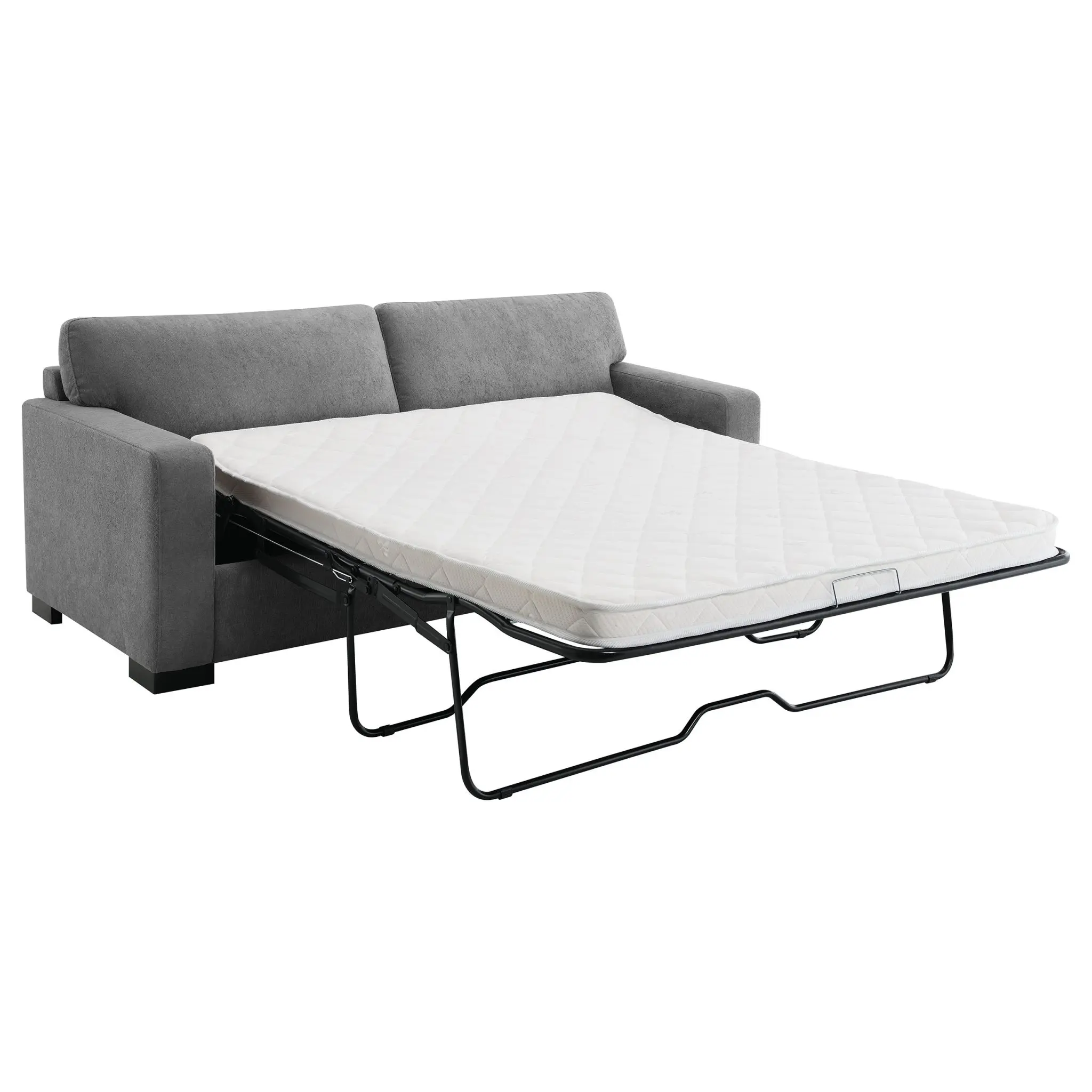 Simpson Sleeper Sofa with Queen Mattress Grey - Image 4