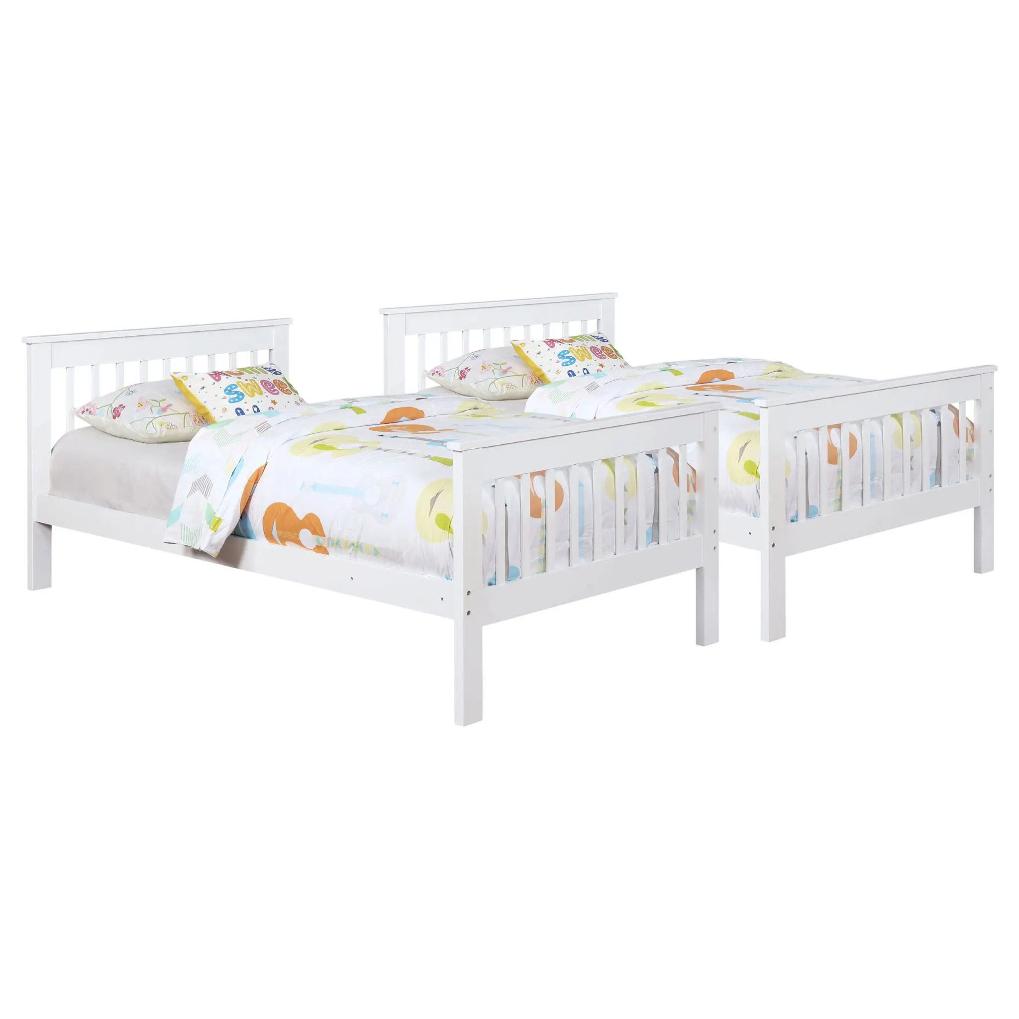 Chapman Bunk Bed Twin over Twin White - Image 4