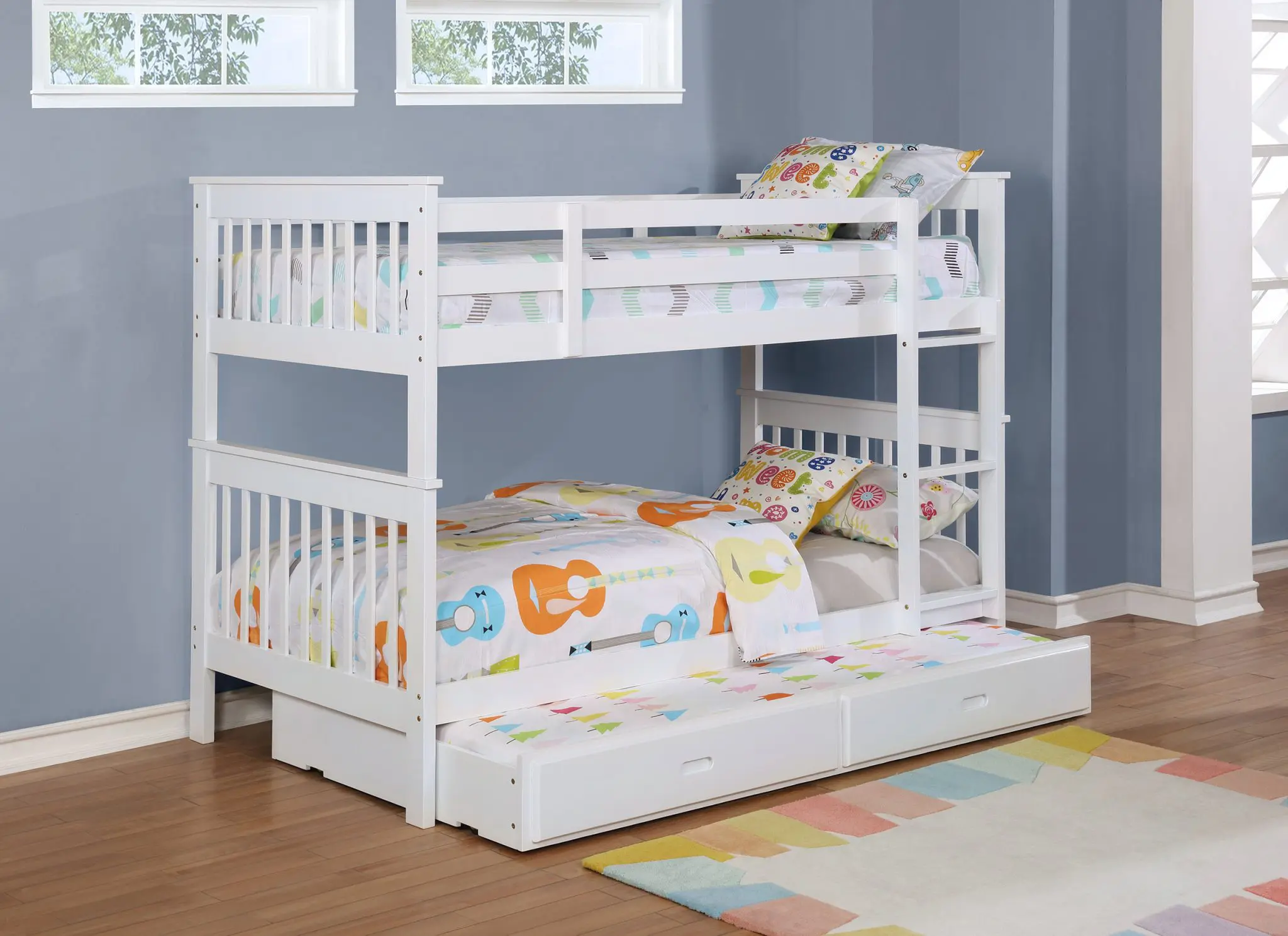 Chapman Bunk Bed Twin over Twin White - Image 6