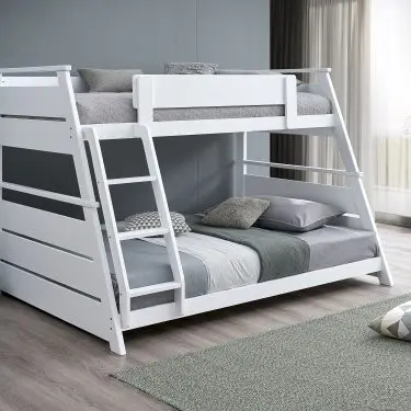 Holden Bunk Bed Twin over Full White