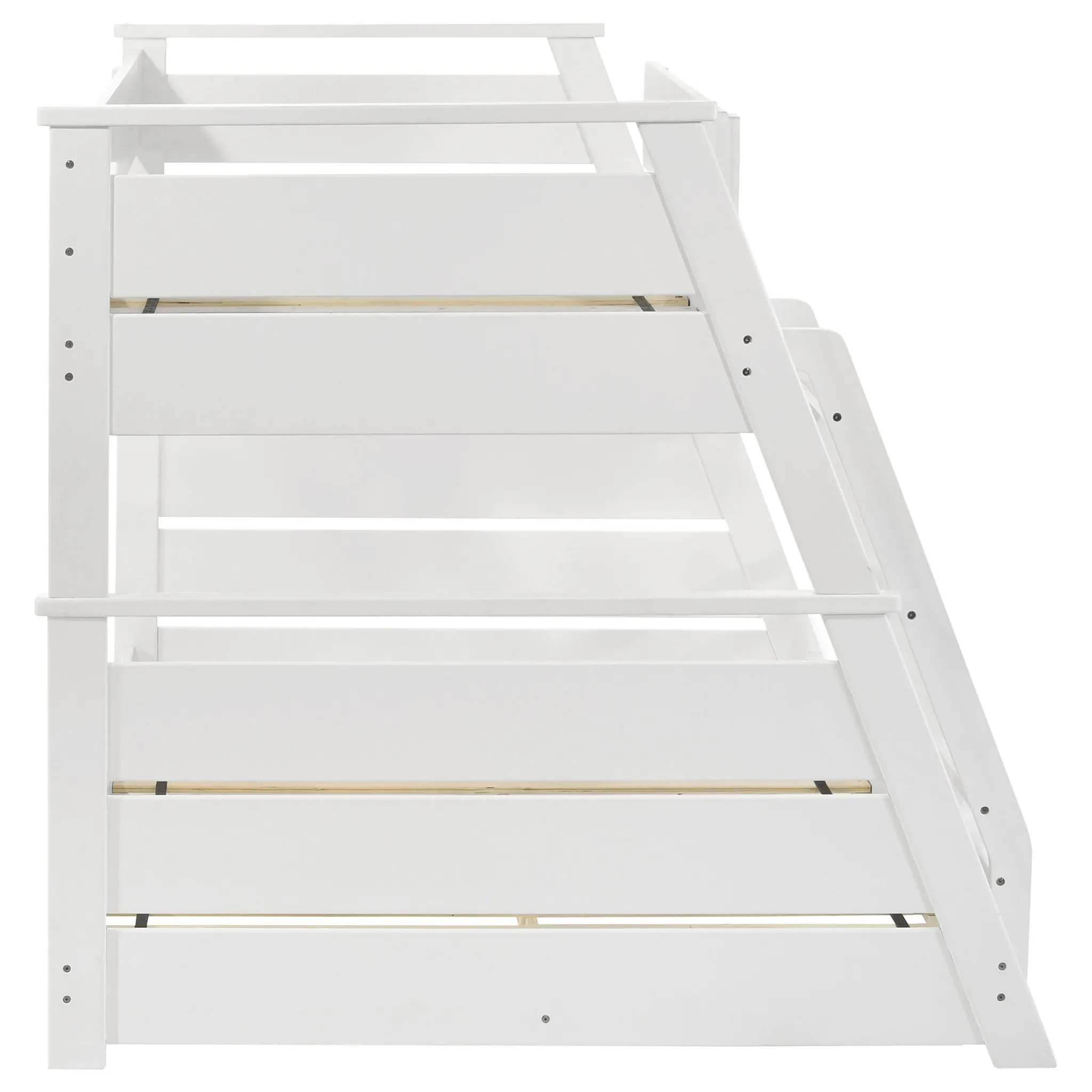 Holden Bunk Bed Twin over Full White - Image 10