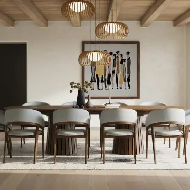 Truman Extendable Walnut Dining Set