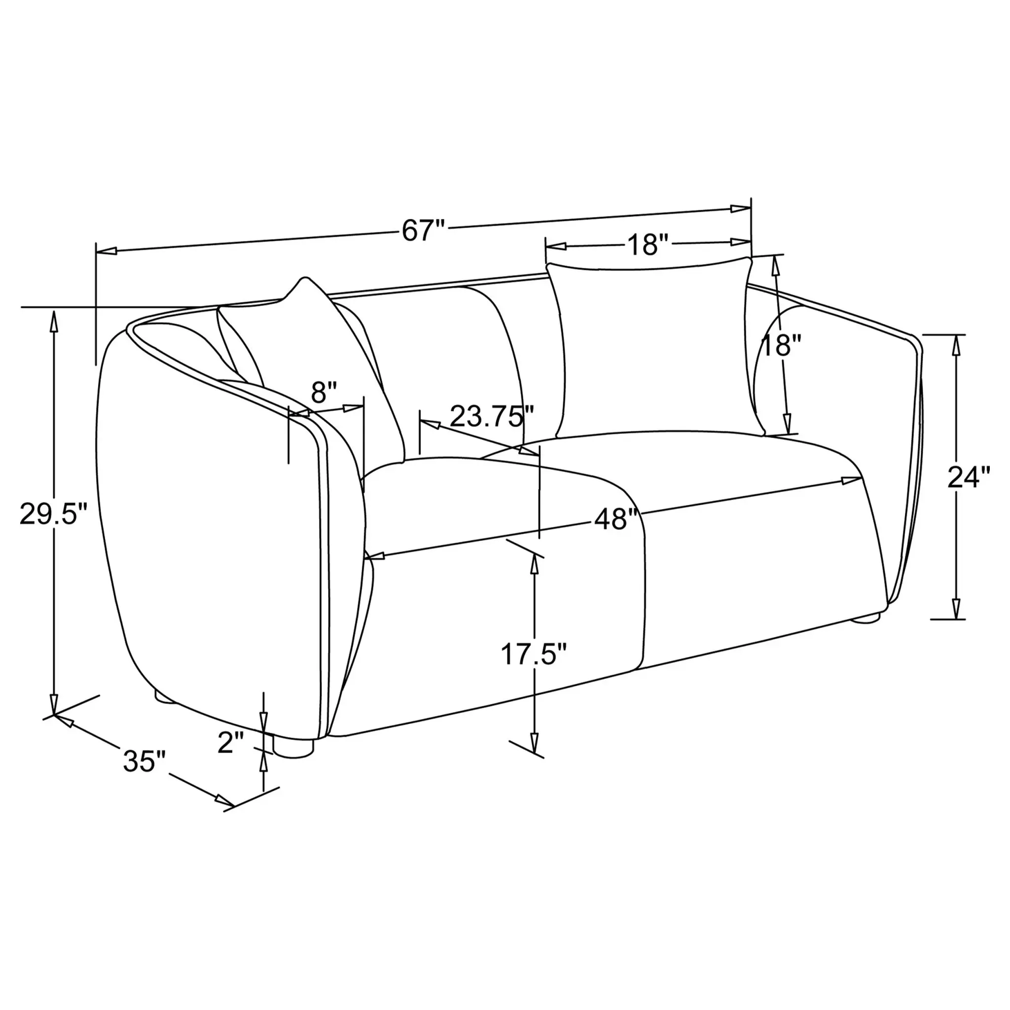 Aleisha Loveseat Sand - Image 11