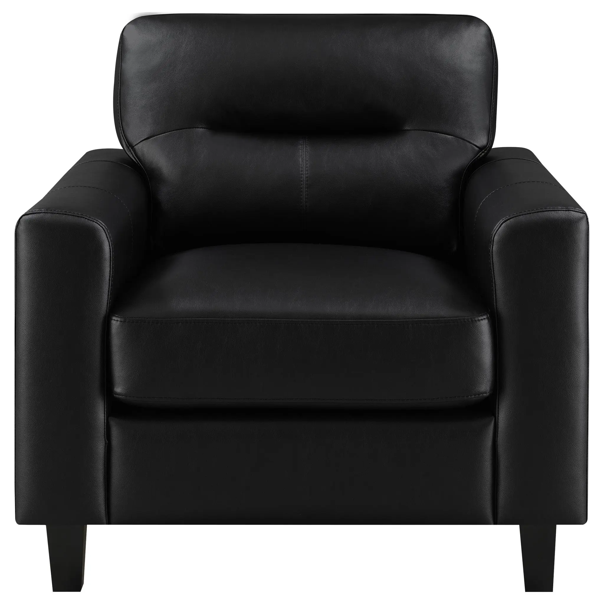 Scotland Track Arm Accent Chair Black - Image 3