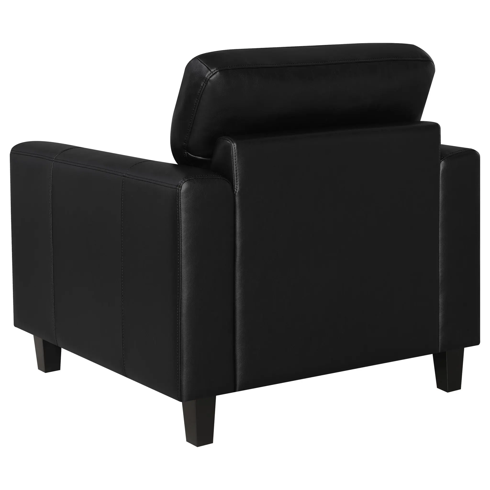 Scotland Track Arm Accent Chair Black - Image 6