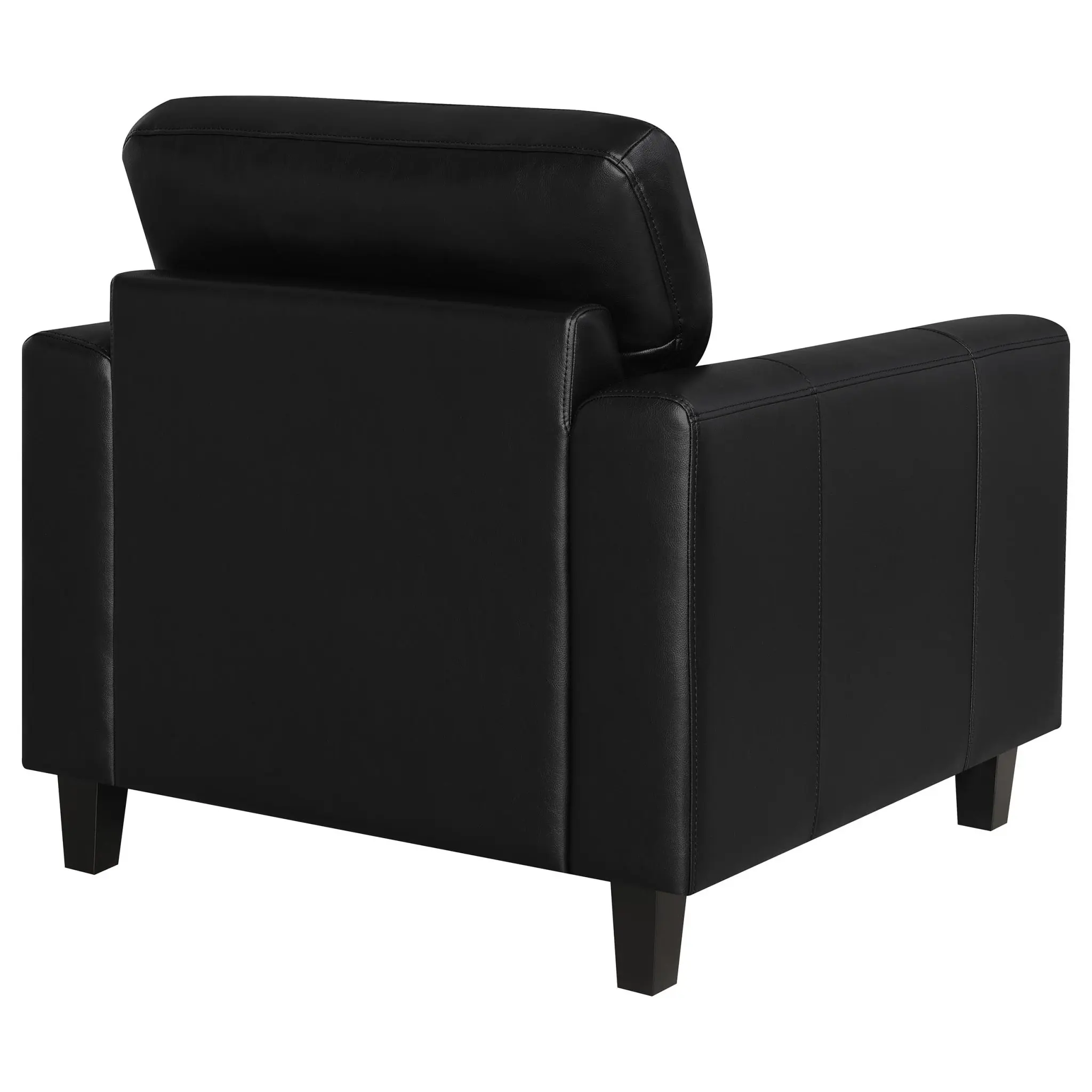 Scotland Track Arm Accent Chair Black - Image 7