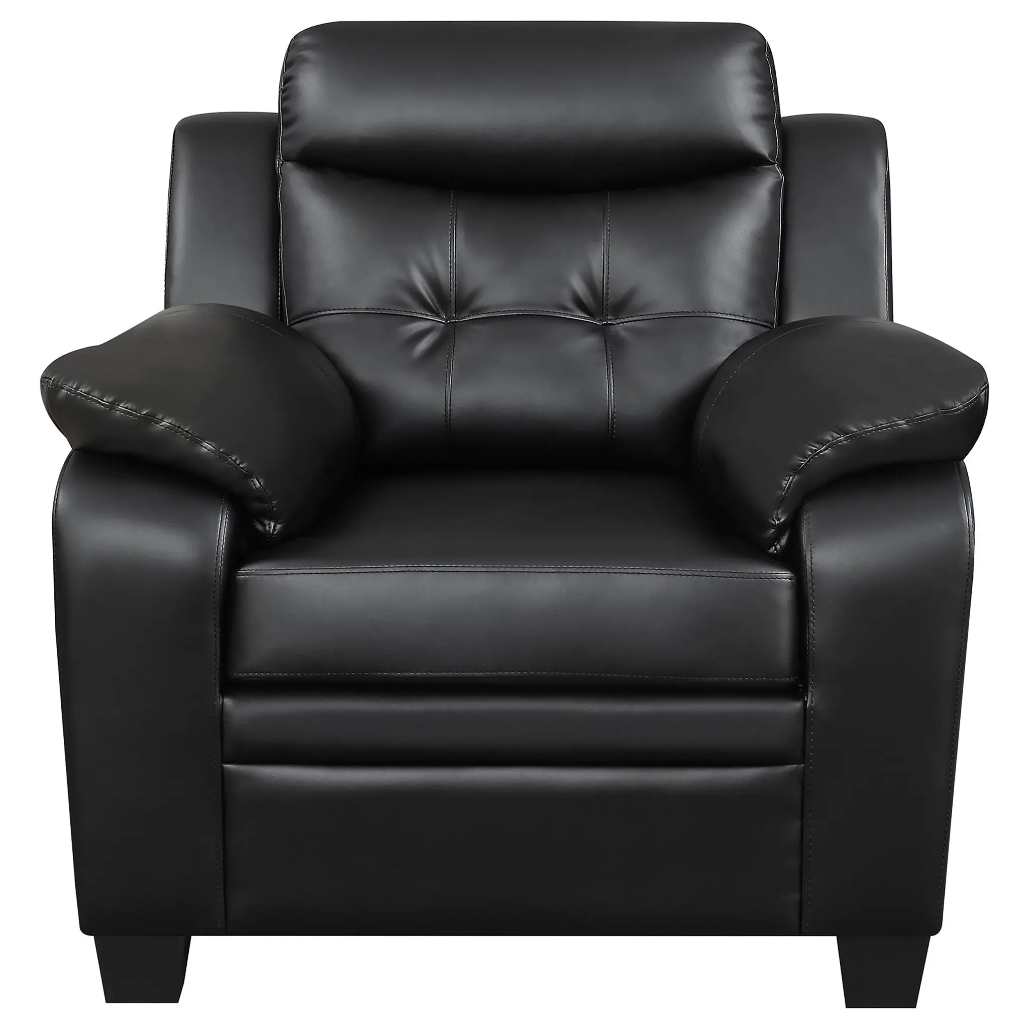 Finley Tufted Accent Chair Black - Image 3
