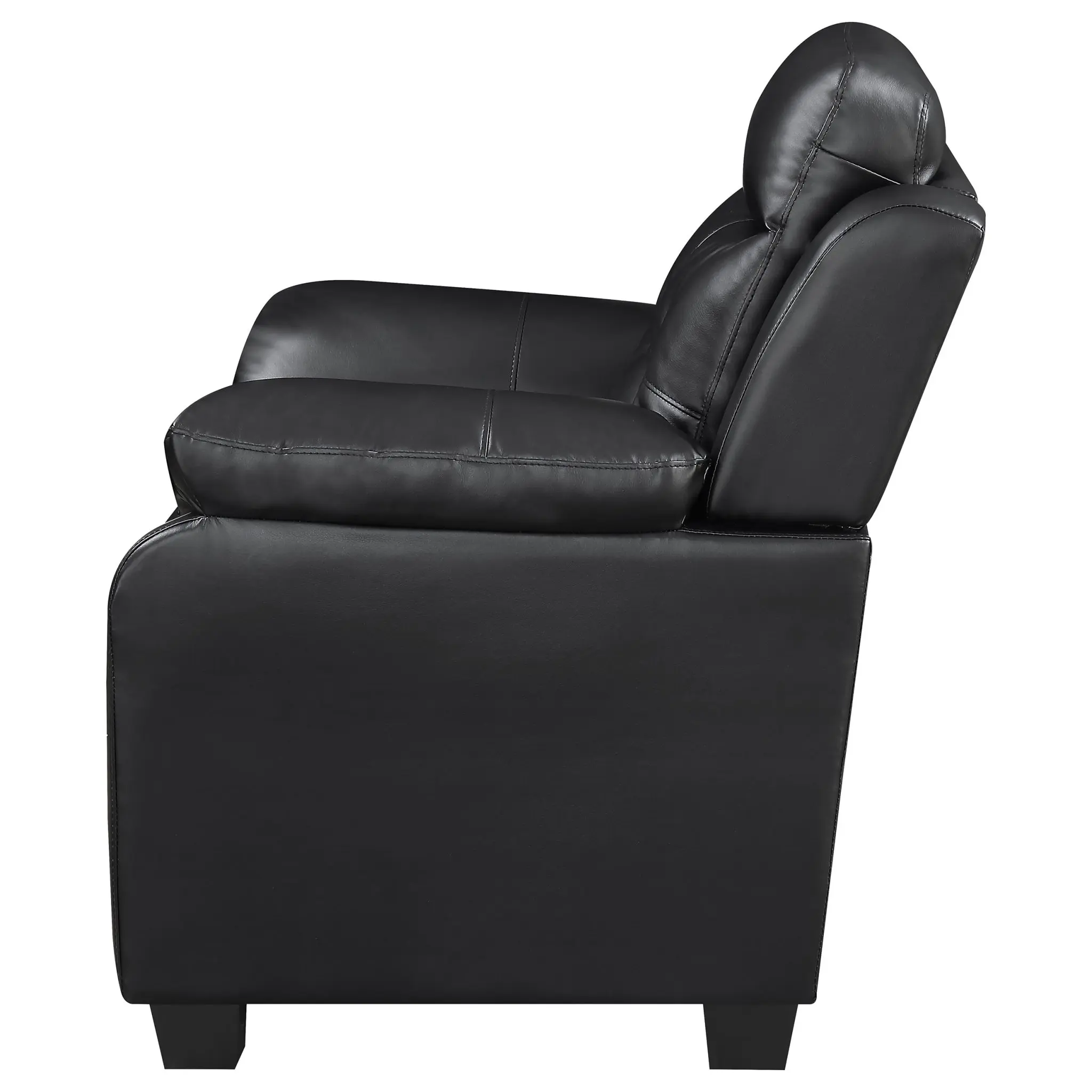 Finley Tufted Accent Chair Black - Image 5