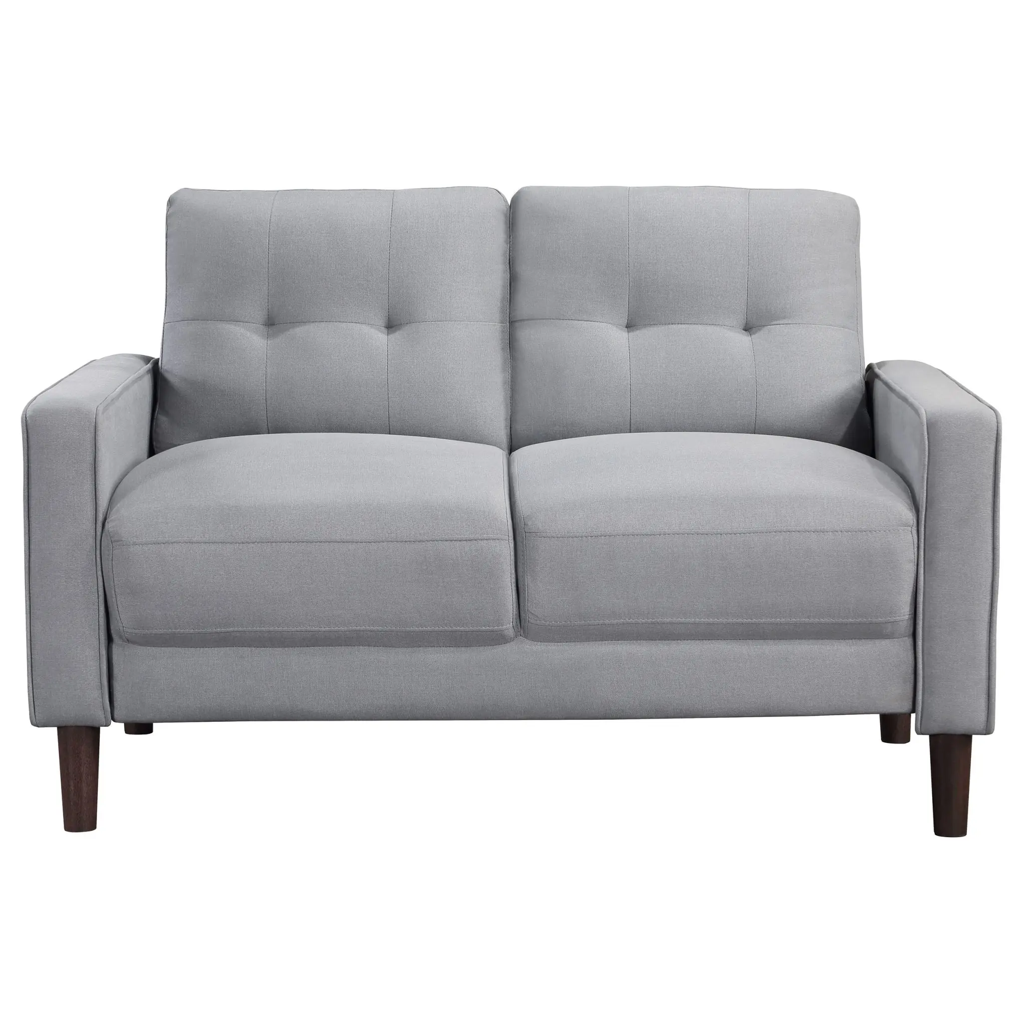 Bowen Track Arm Loveseat Grey - Image 3