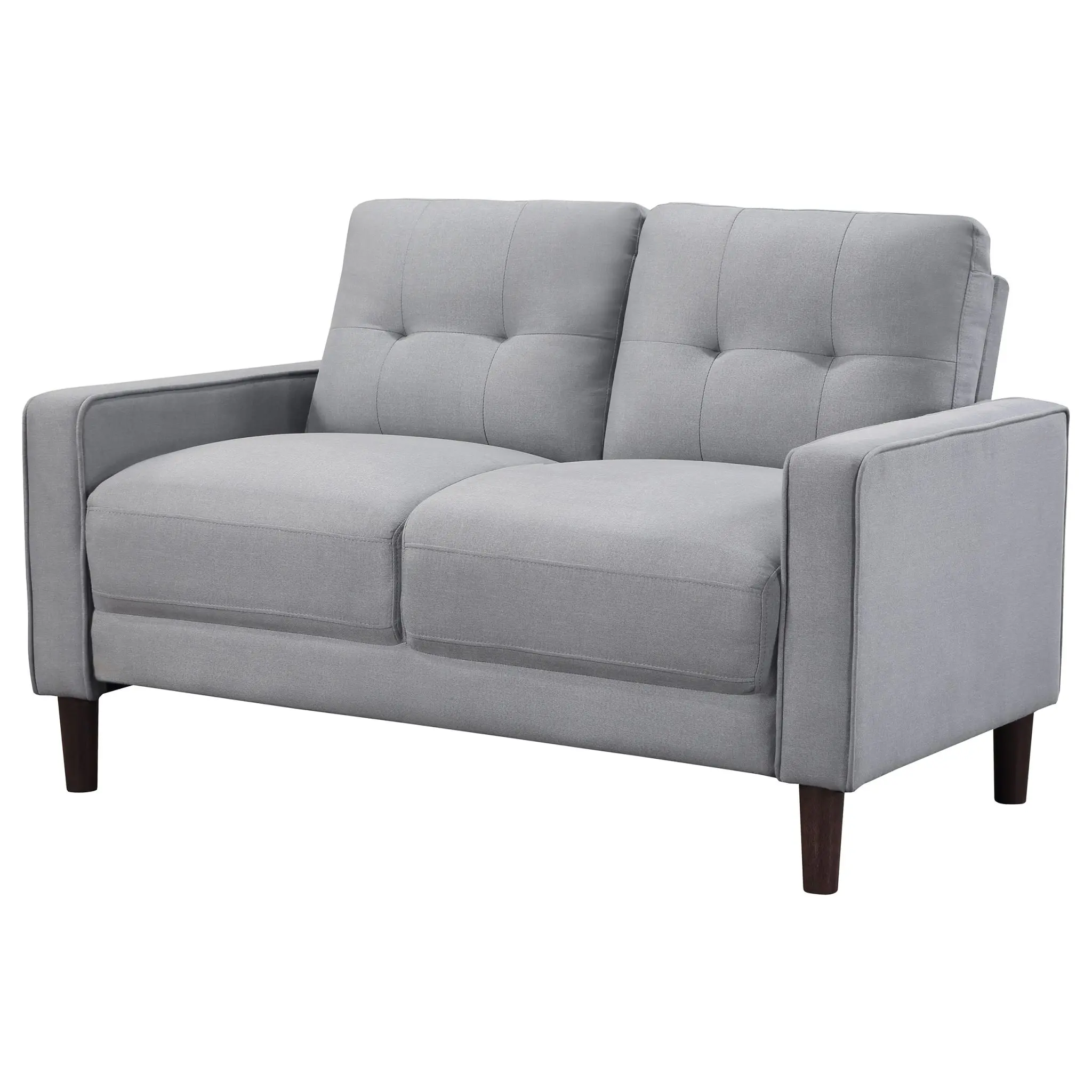 Bowen Track Arm Loveseat Grey - Image 4