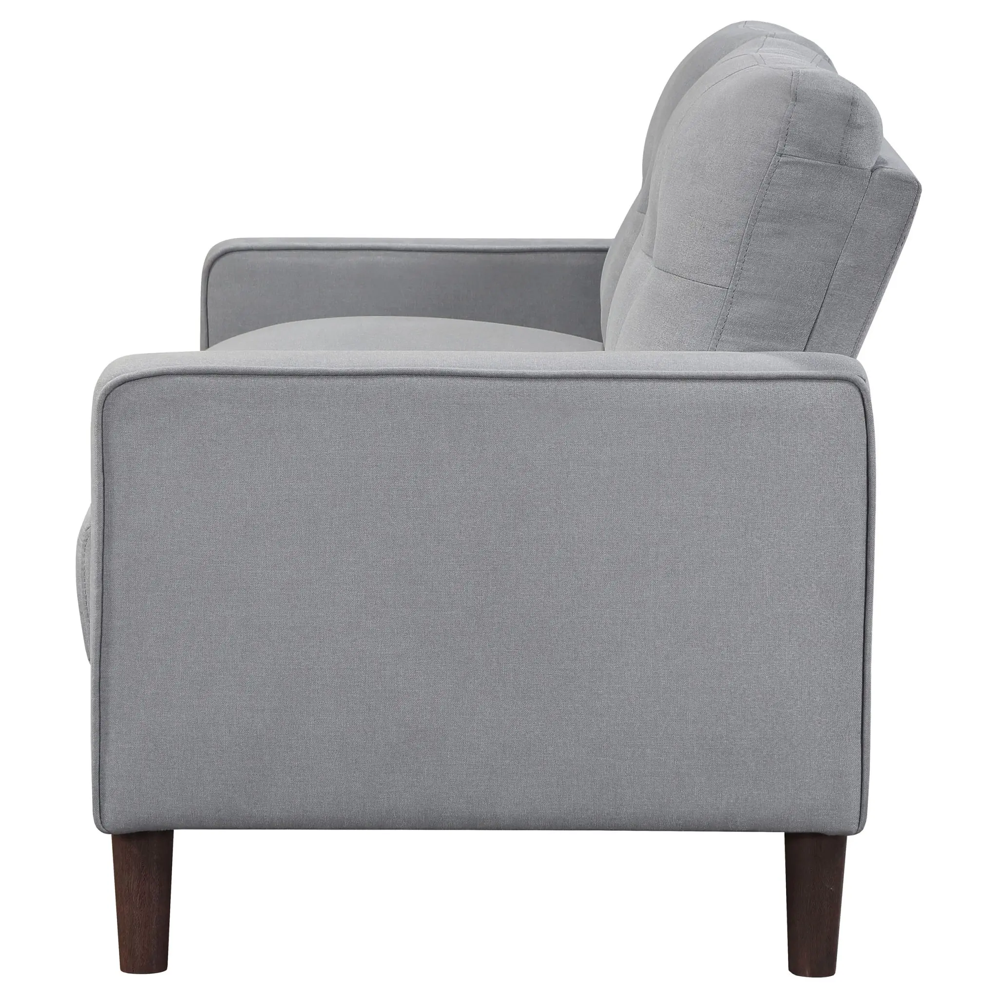 Bowen Track Arm Loveseat Grey - Image 5