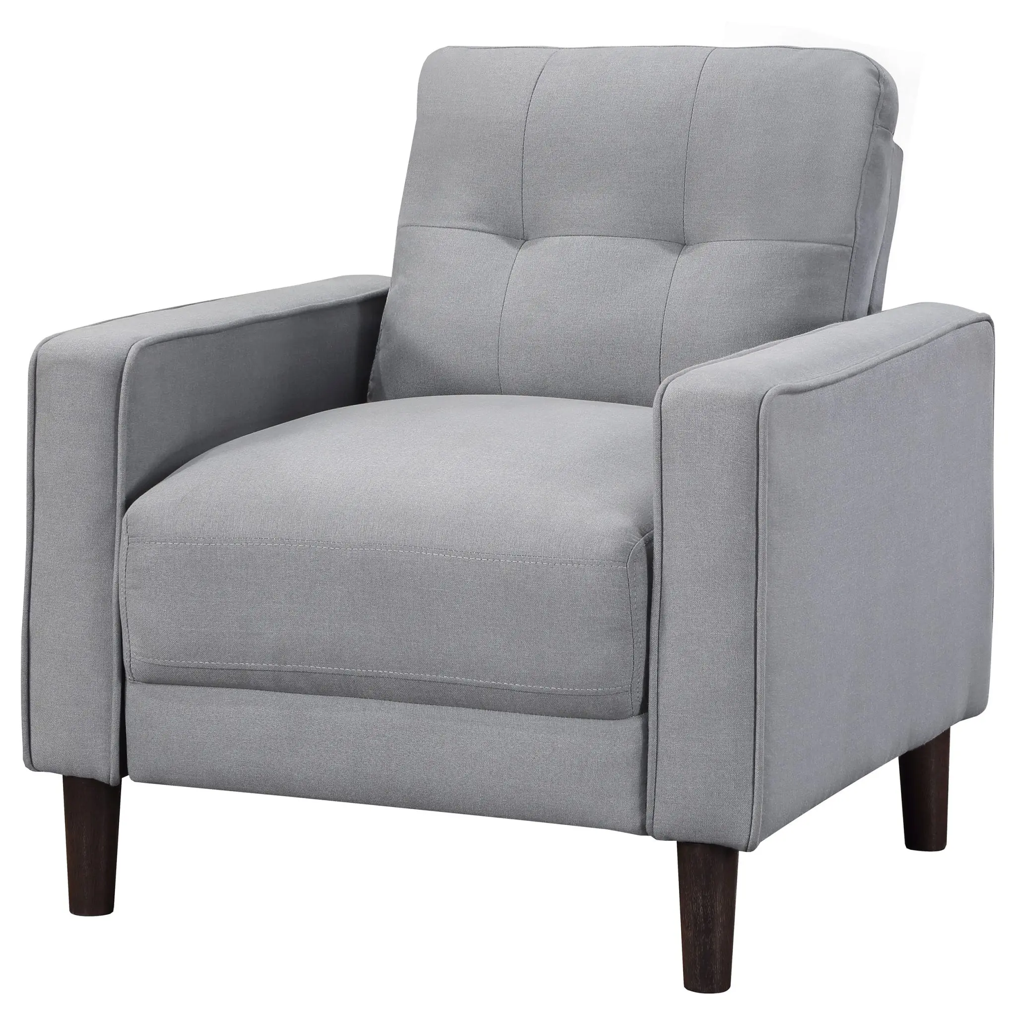 Bowen Track Arm Accent Chair Grey - Image 4