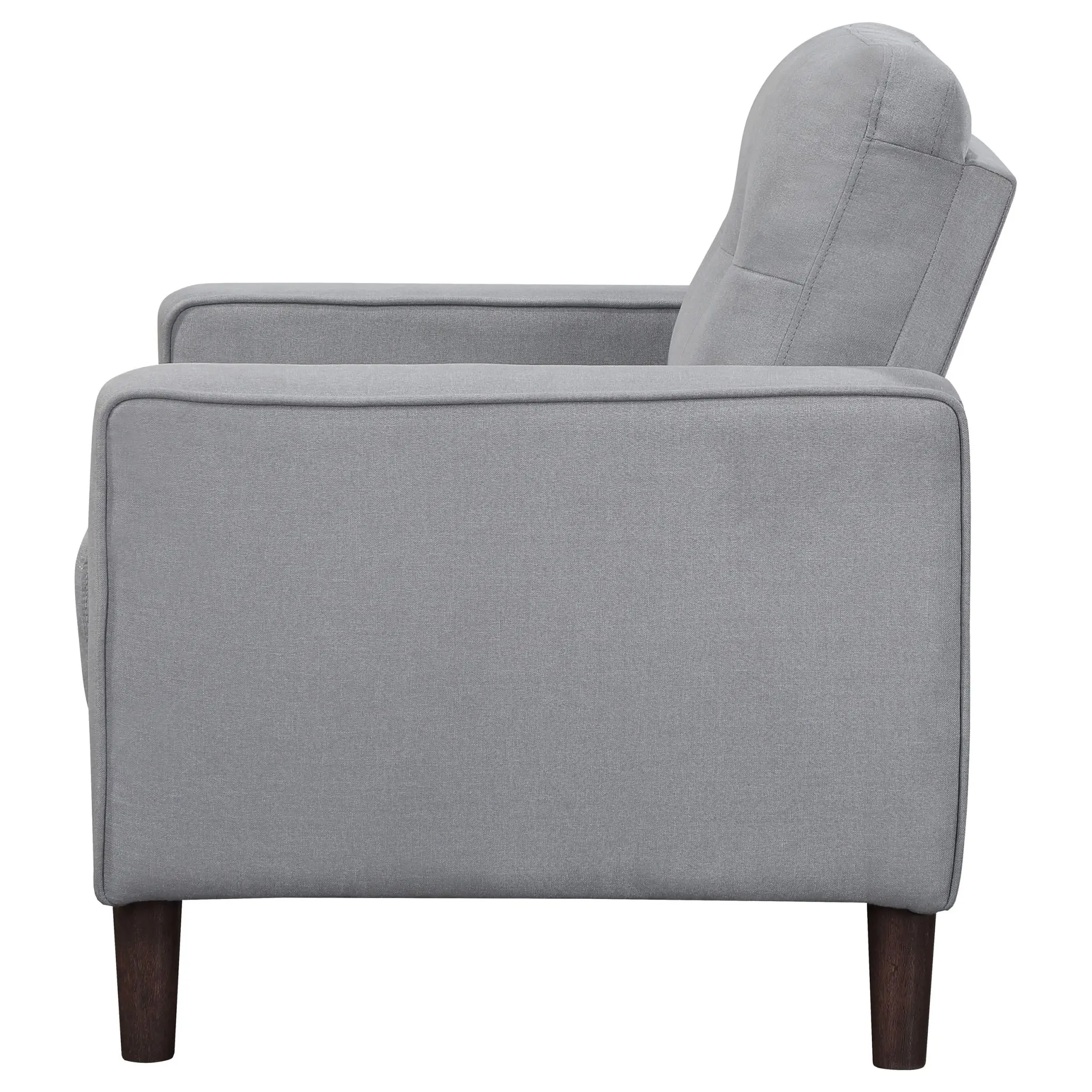 Bowen Track Arm Accent Chair Grey - Image 5