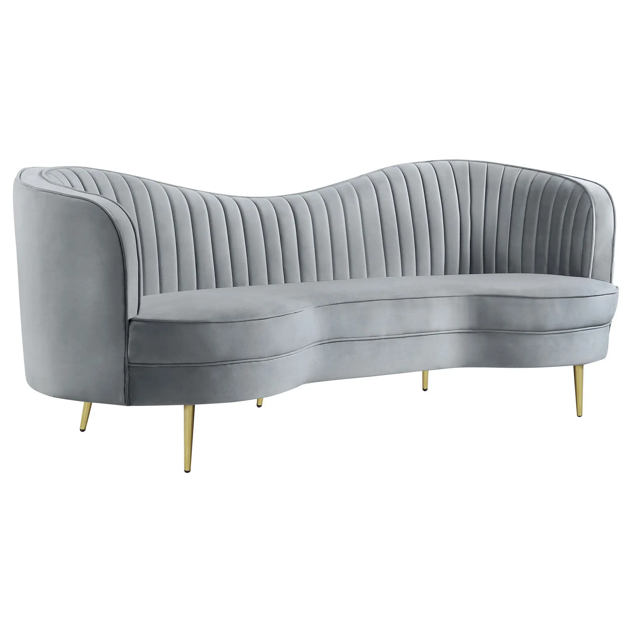Sophia Mid-Century Sofa Grey - Image 2