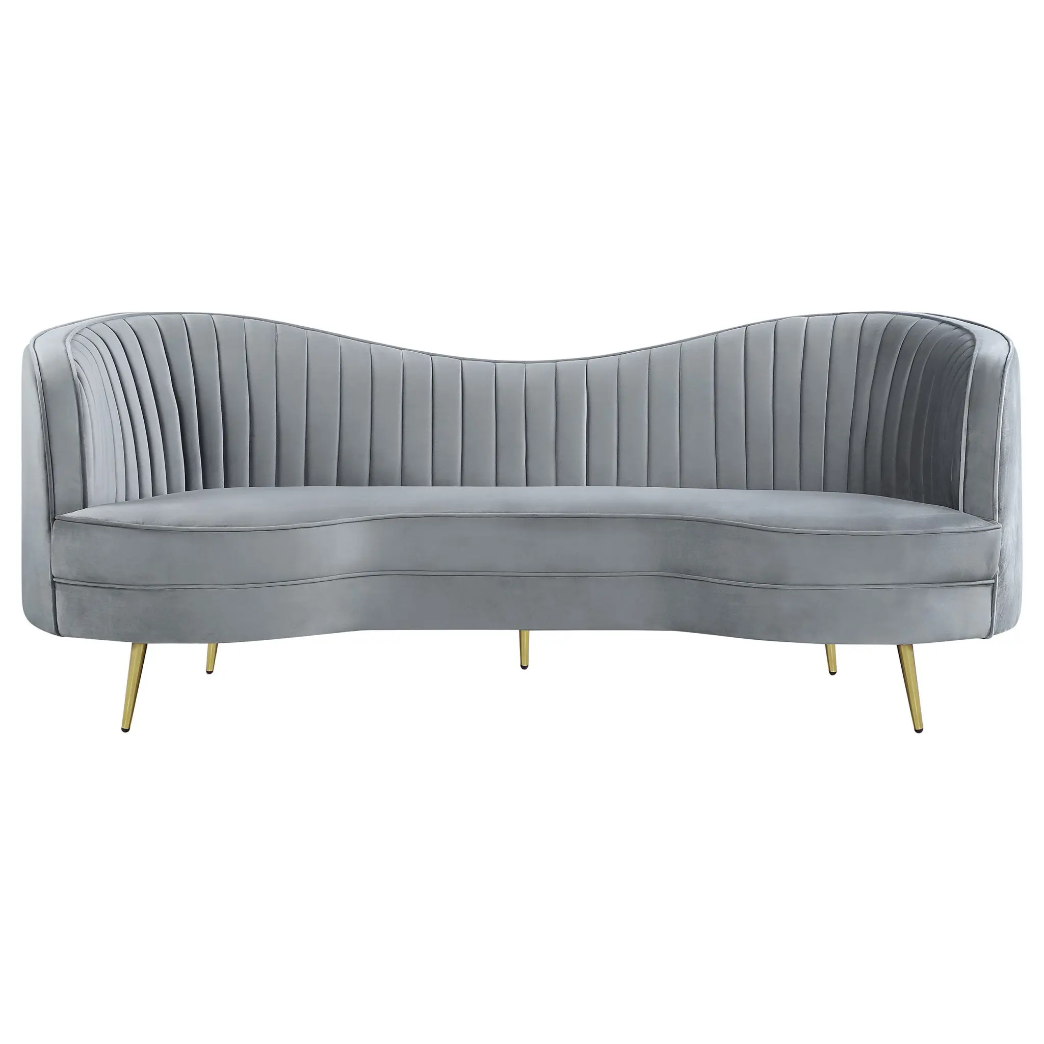 Sophia Mid-Century Sofa Grey - Image 3