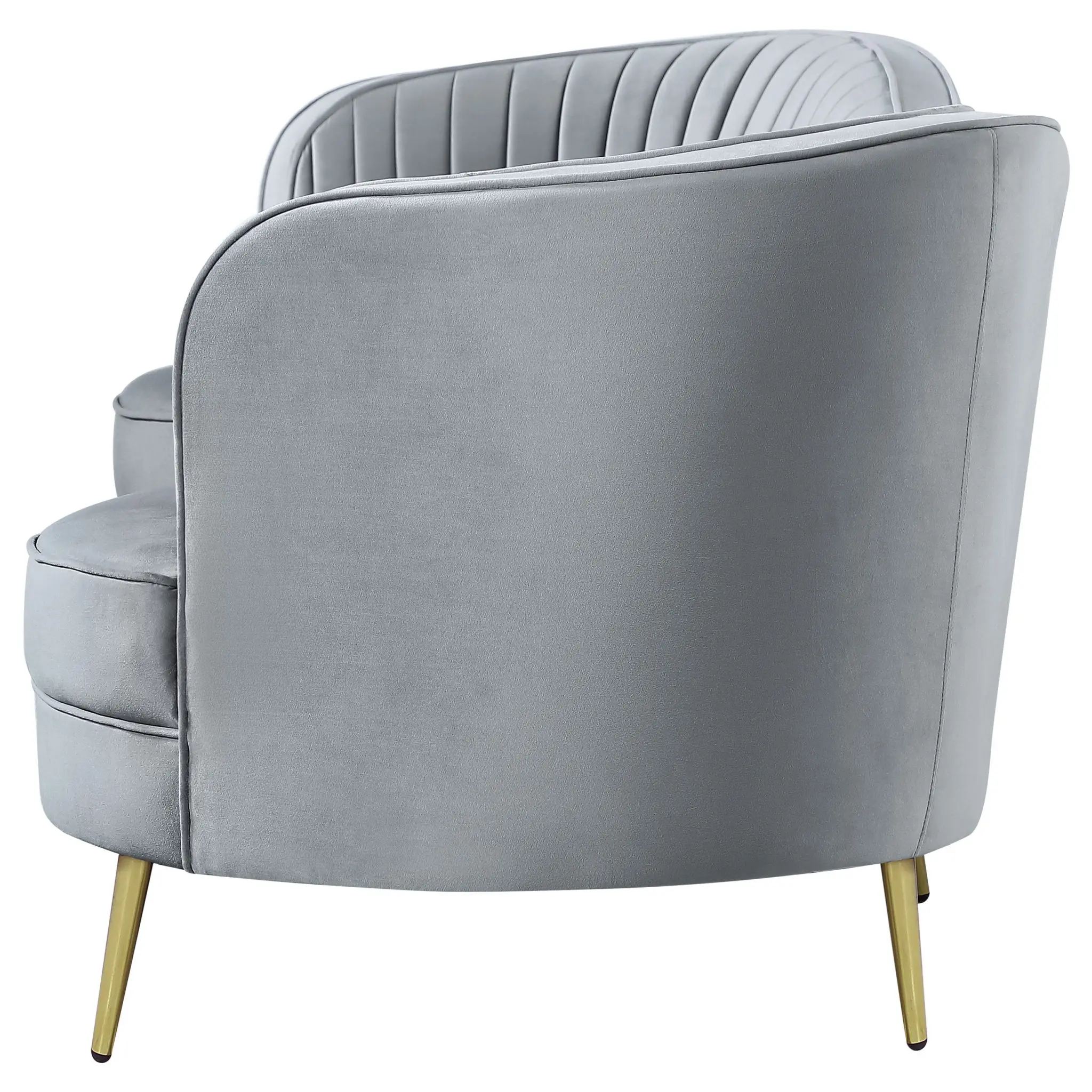 Sophia Mid-Century Sofa Grey - Image 5