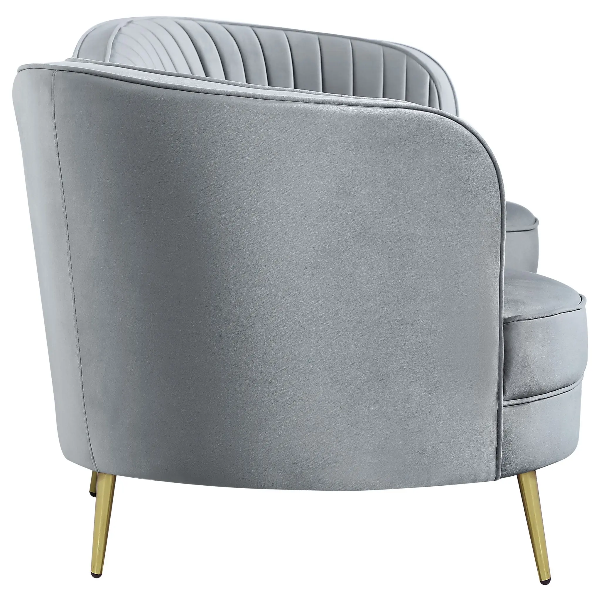Sophia Mid-Century Sofa Grey - Image 7