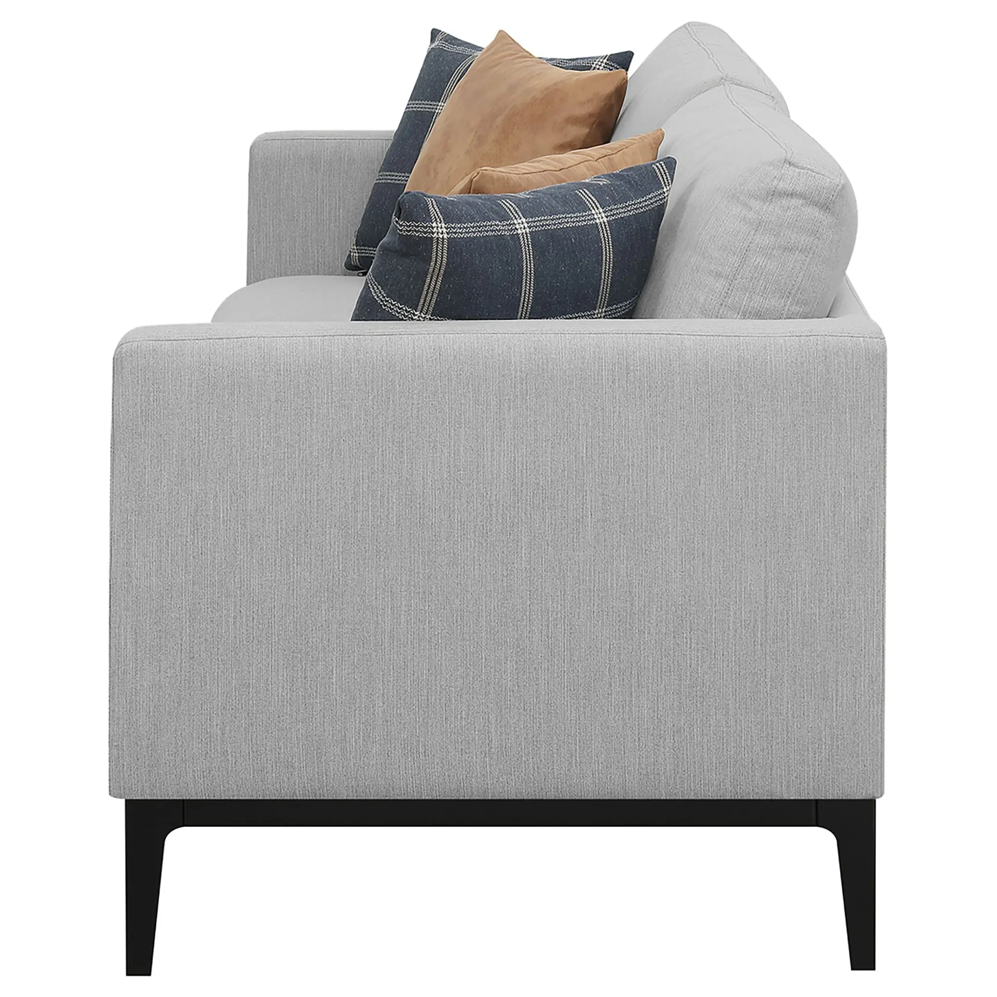 Apperson Track Arm Sofa Light Grey - Image 5