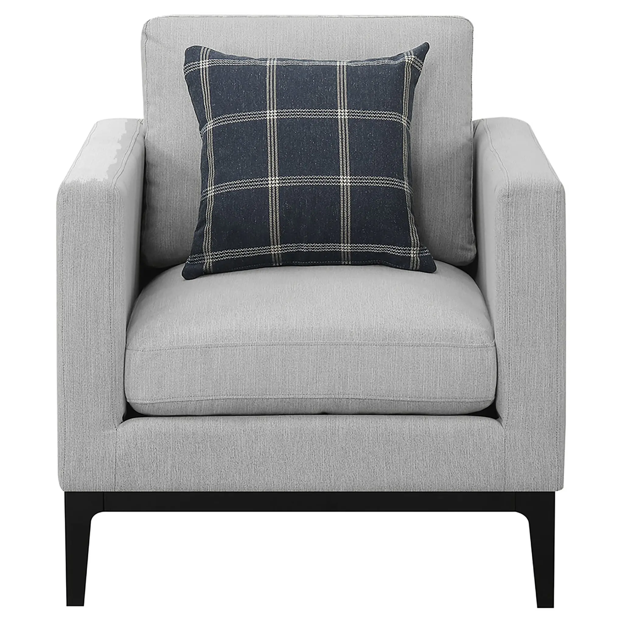 Apperson Track Arm Accent Chair Light Grey - Image 3