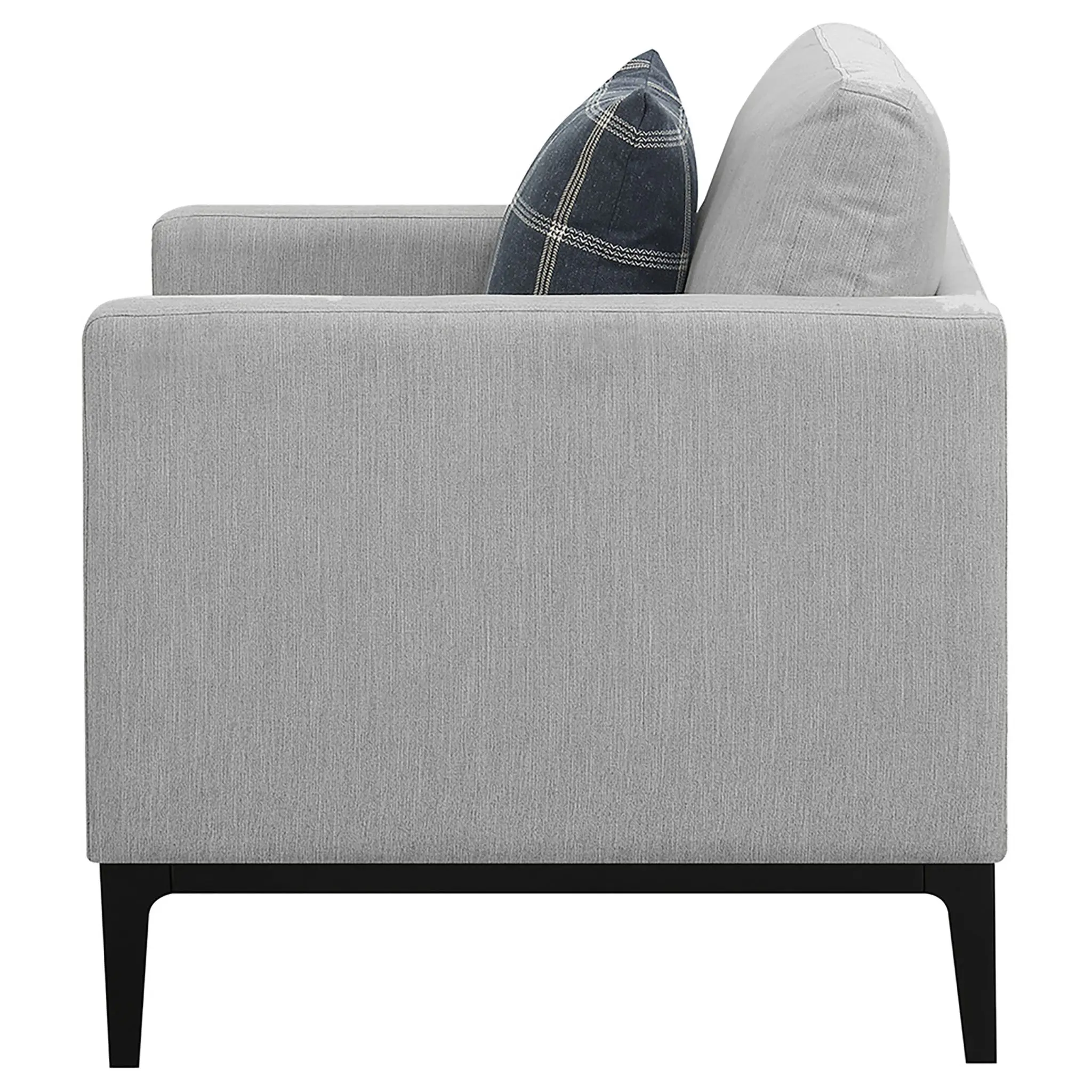 Apperson Track Arm Accent Chair Light Grey - Image 5