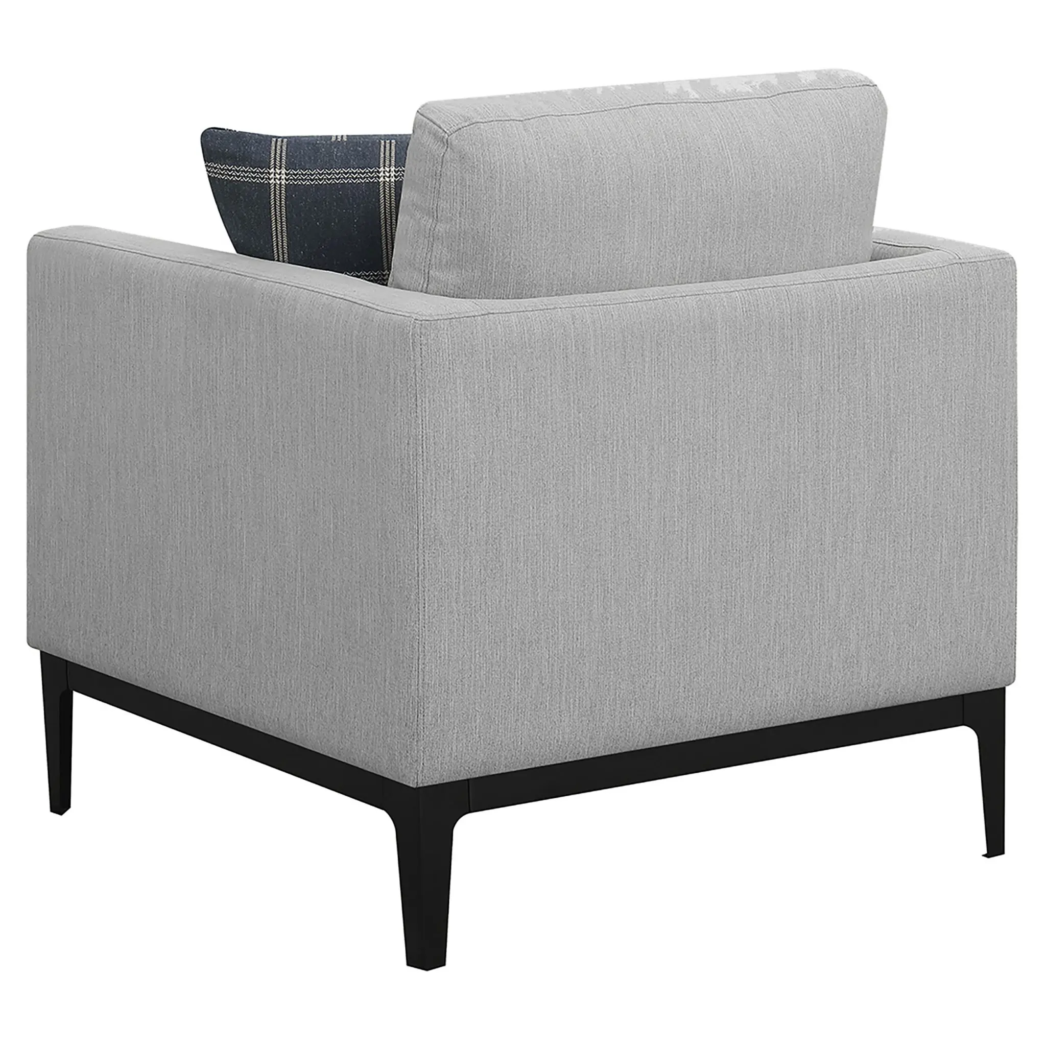 Apperson Track Arm Accent Chair Light Grey - Image 6