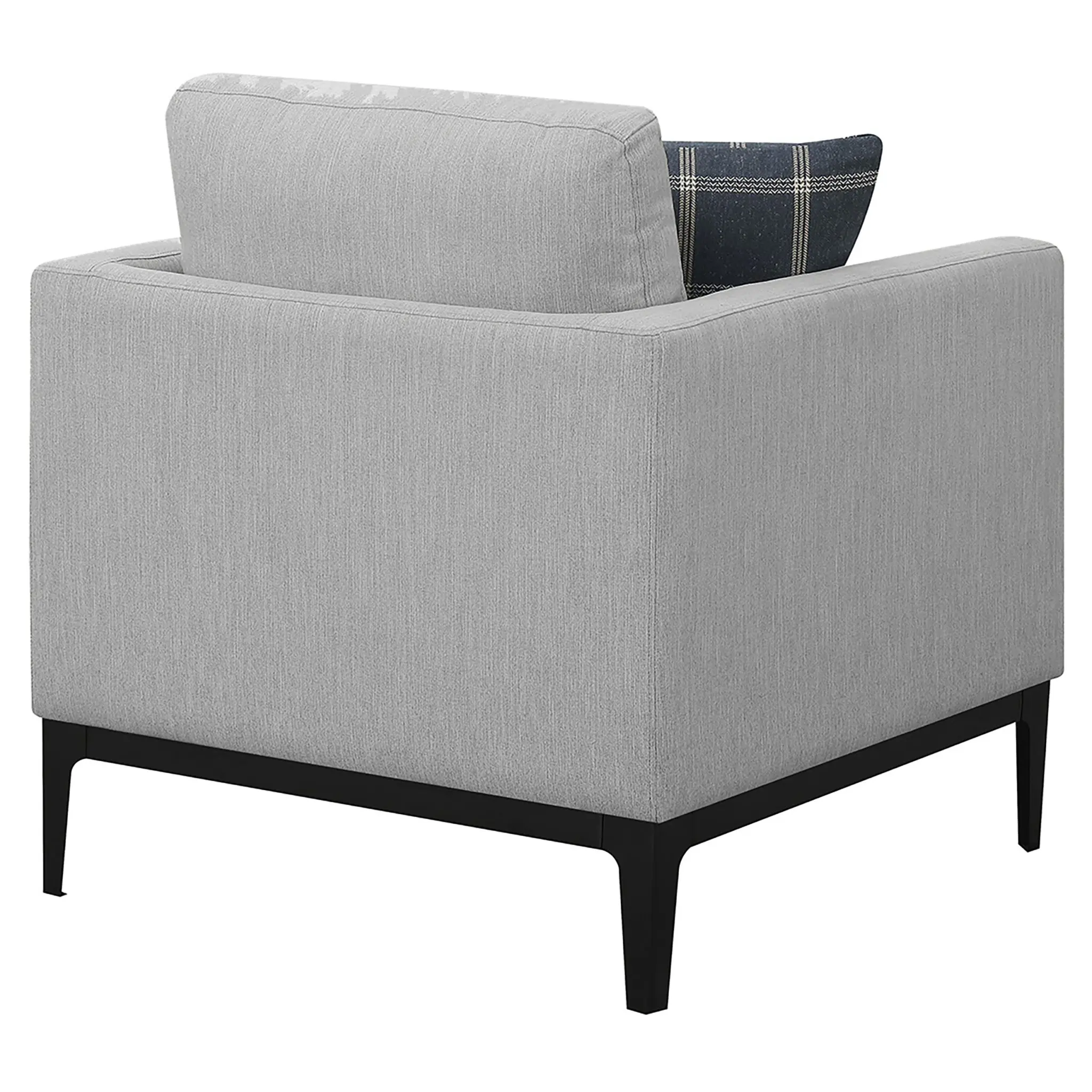 Apperson Track Arm Accent Chair Light Grey - Image 8