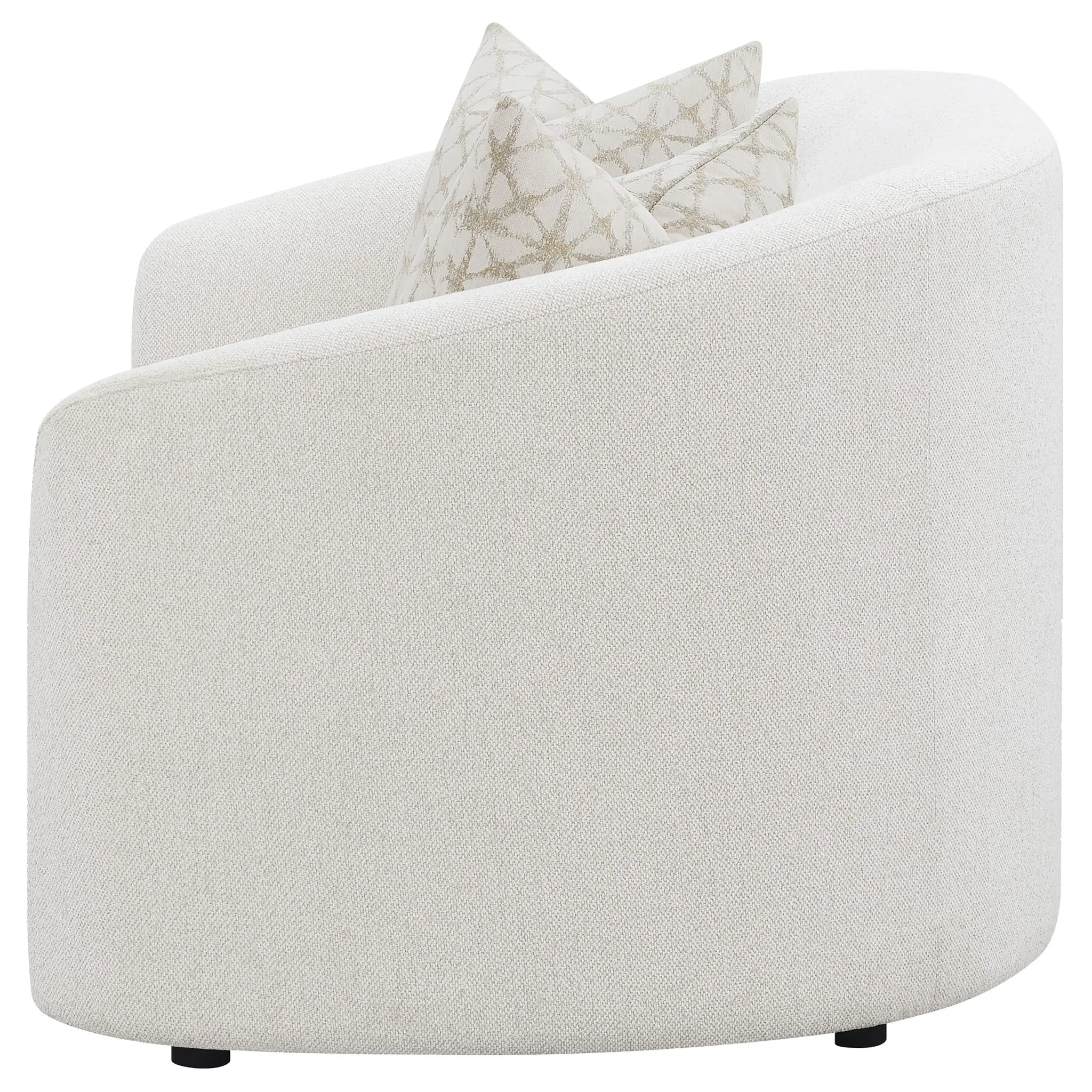Rainn Bouclé Sofa Set Latte - Image 7