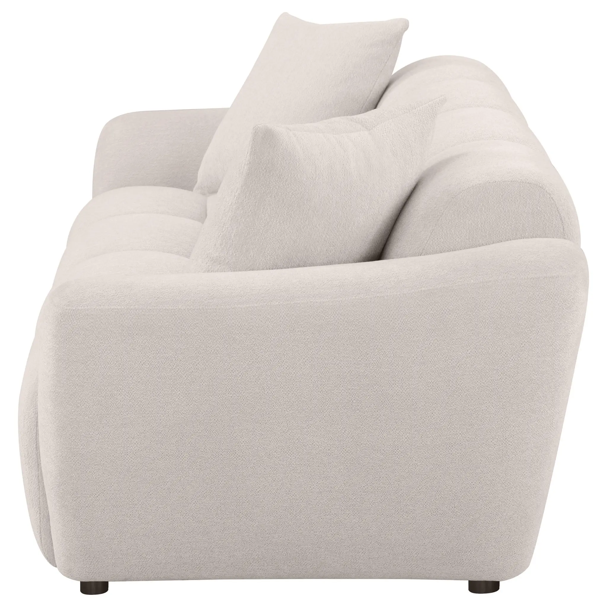 Destino Splayed Arm Sofa Greige - Image 5
