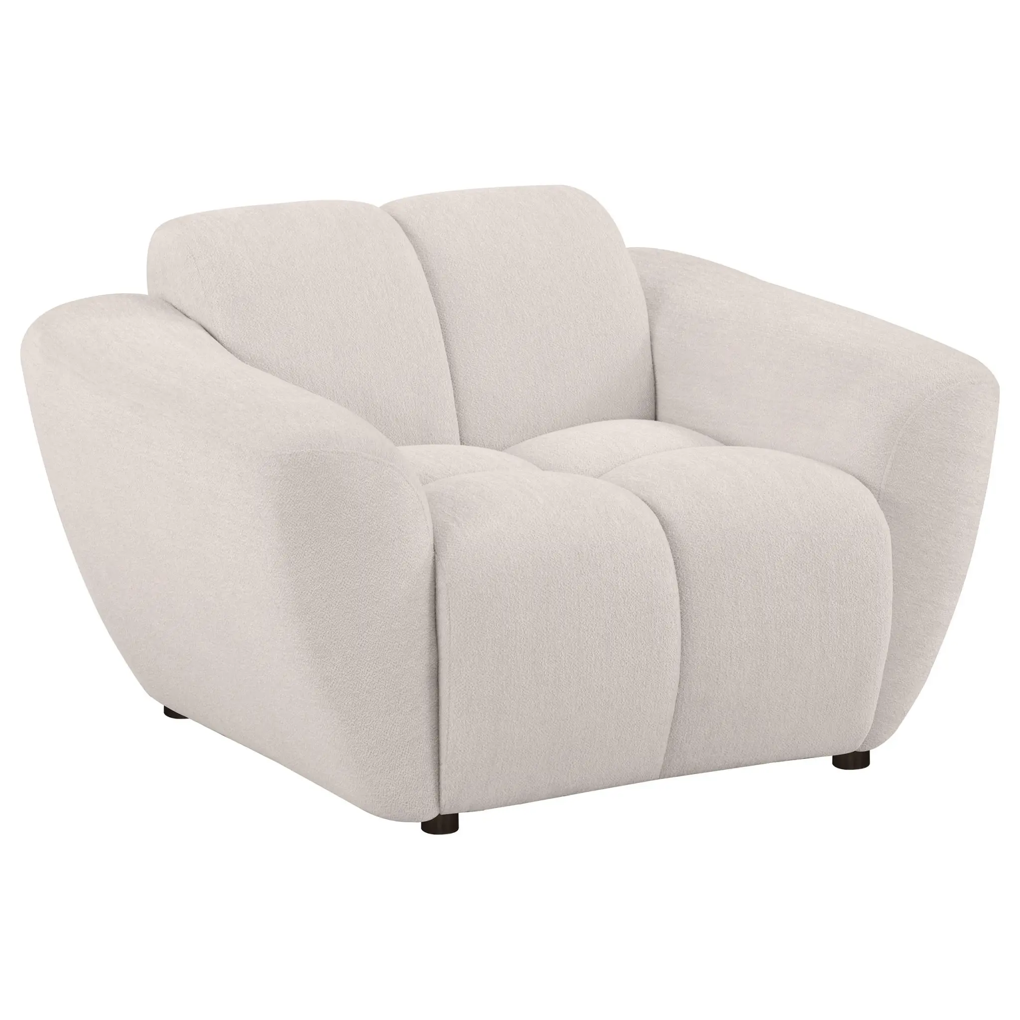 Destino Splayed Arm Accent Chair Greige - Image 2