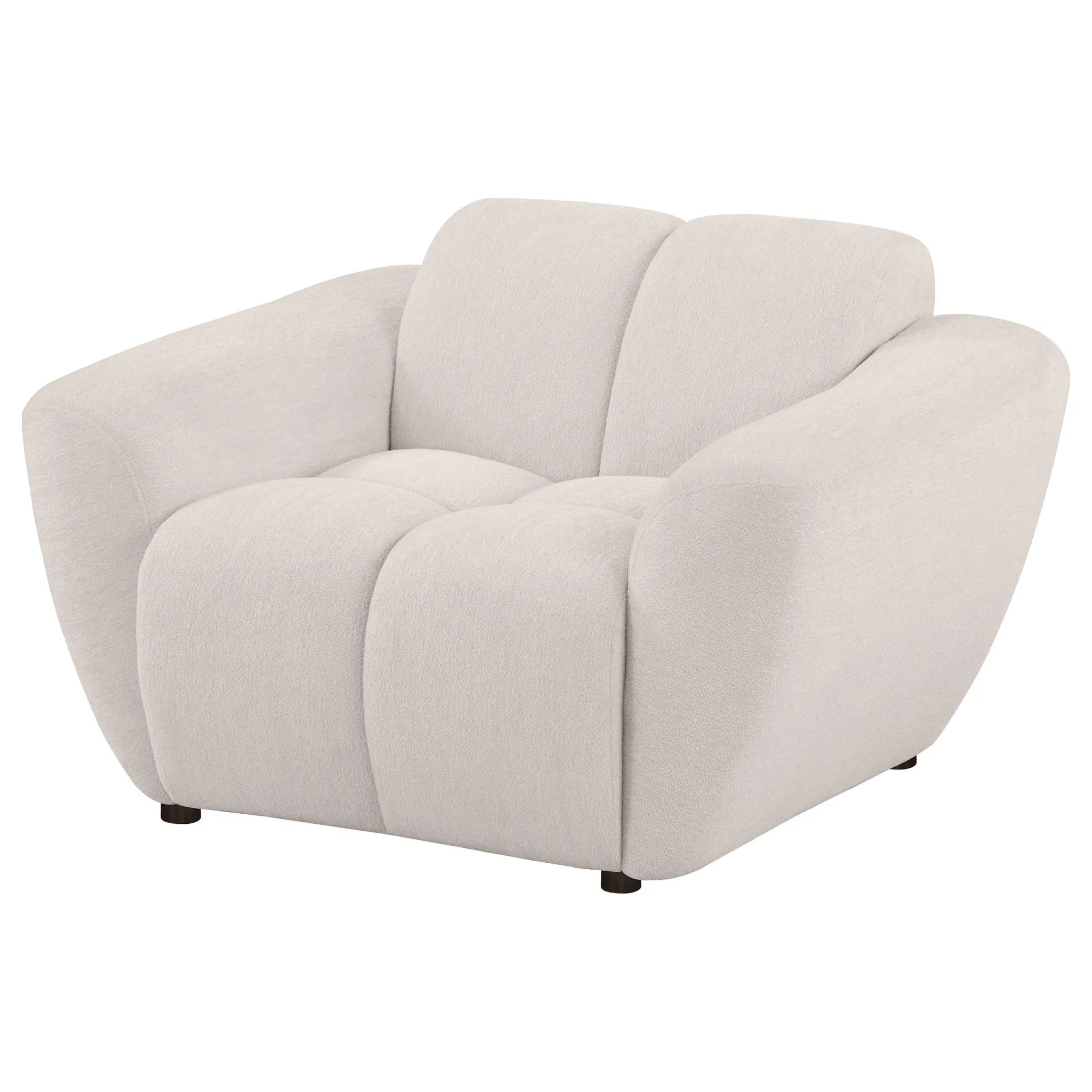 Destino Splayed Arm Accent Chair Greige - Image 4