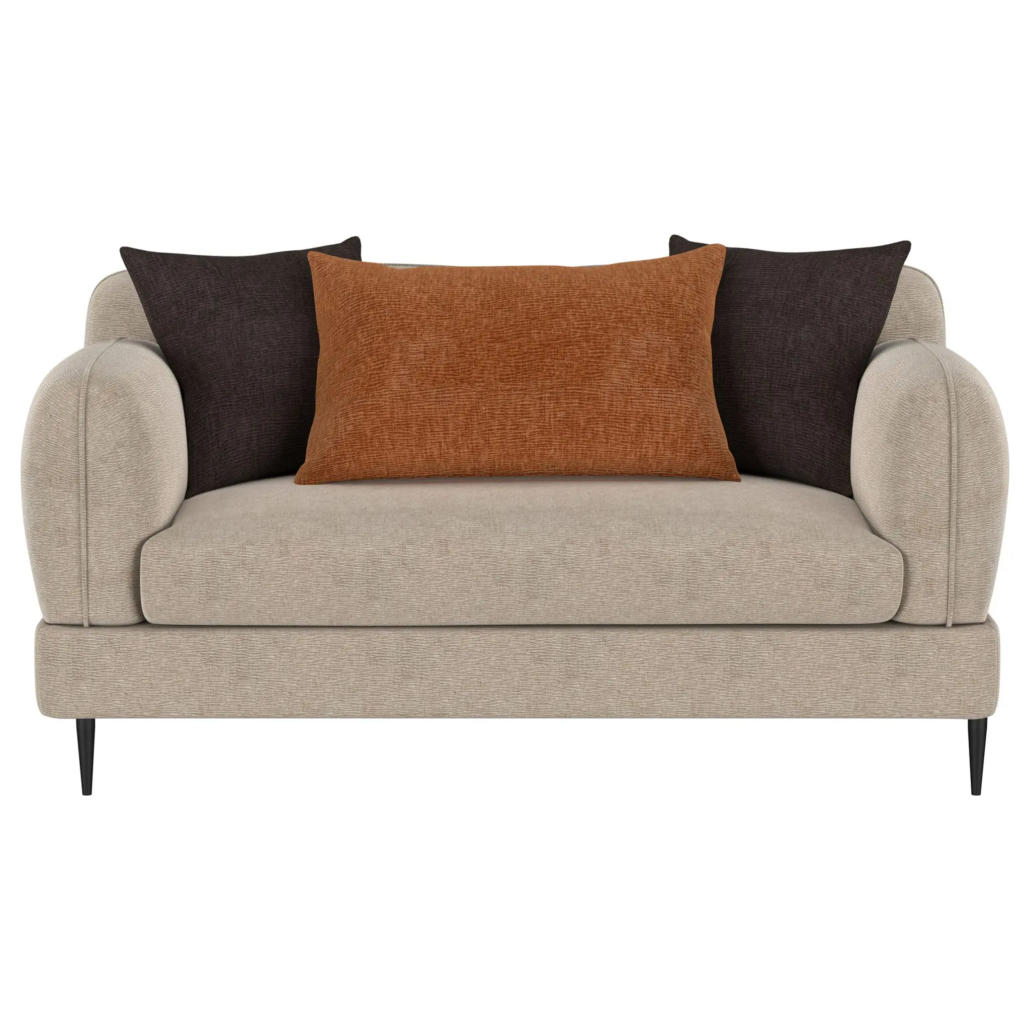 Jade Padded Arm Loveseat Latte - Image 3