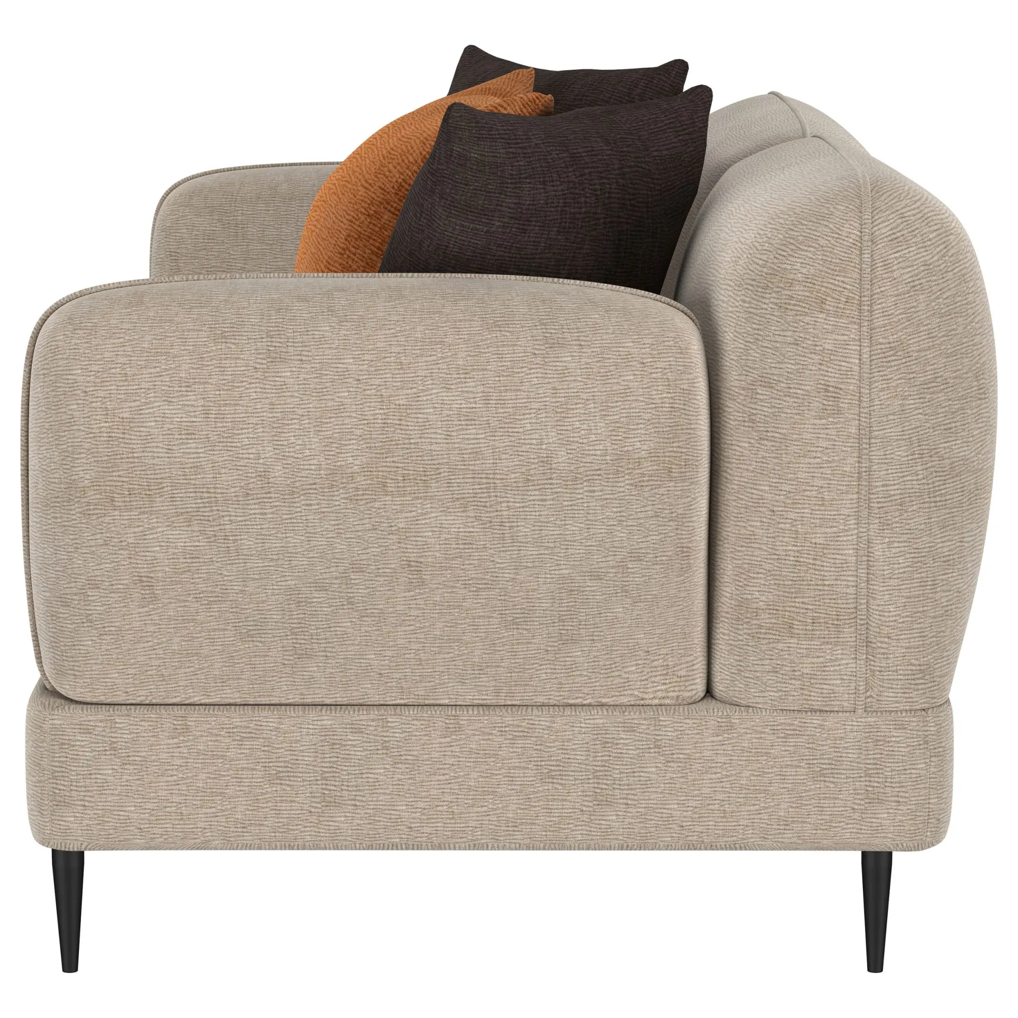 Jade Padded Arm Loveseat Latte - Image 5
