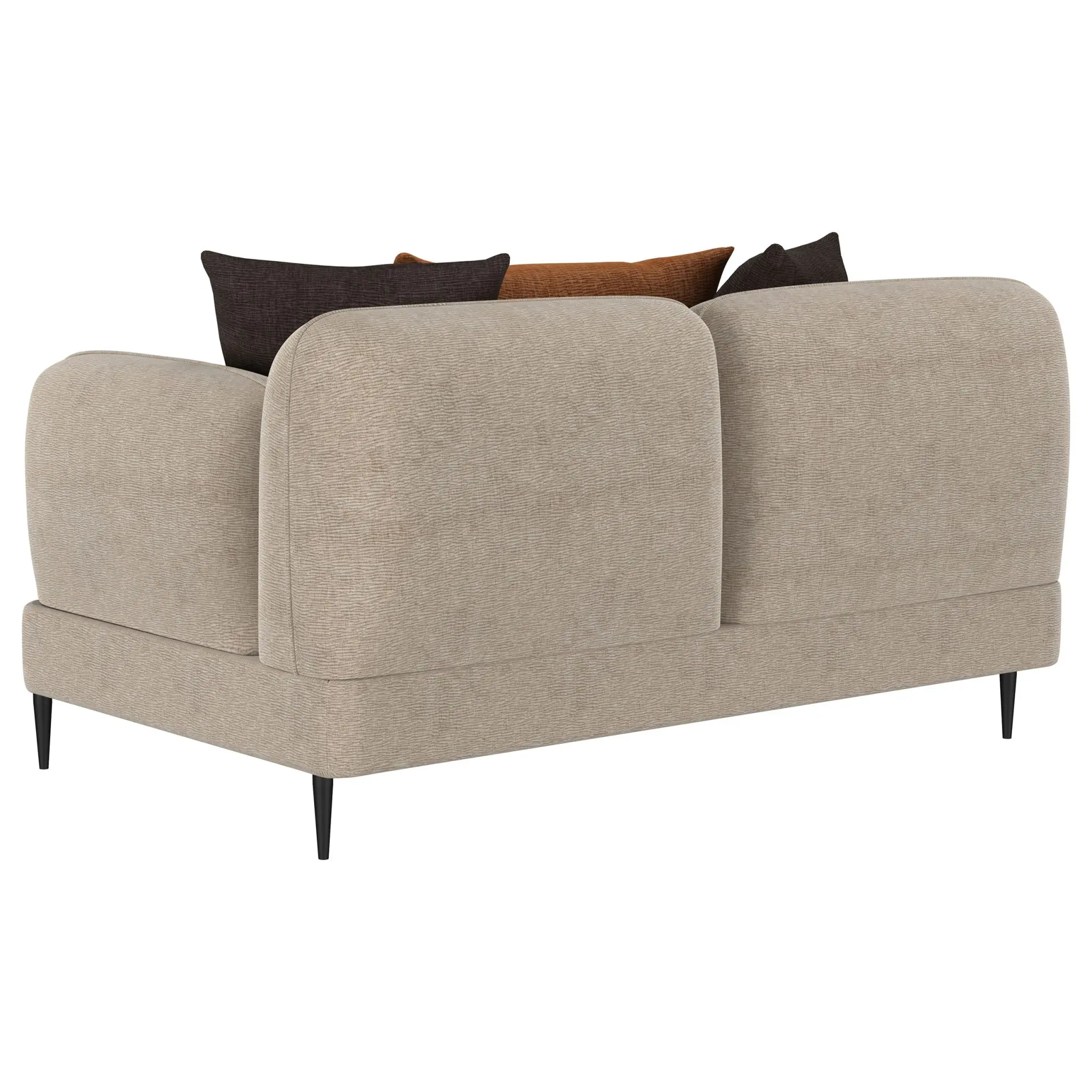 Jade Padded Arm Loveseat Latte - Image 6