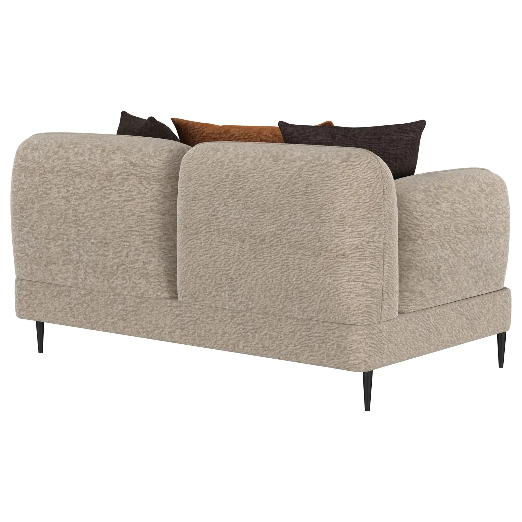 Jade Padded Arm Loveseat Latte - Image 8
