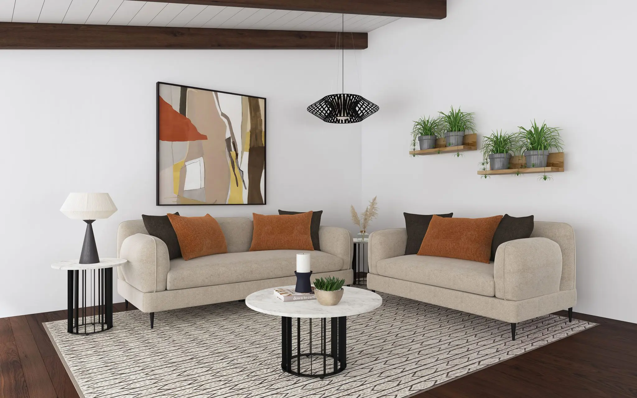 Jade Padded Arm Loveseat Latte - Image 15