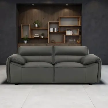 Buxton Leather Loveseat