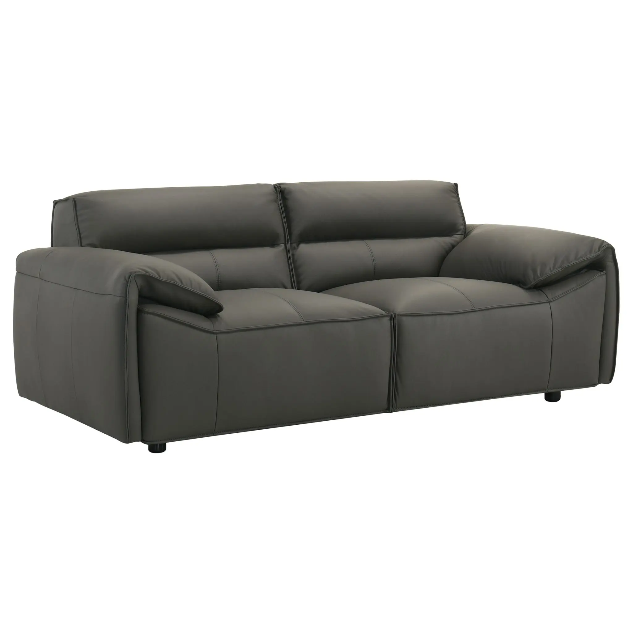 Buxton Leather Loveseat - Image 2
