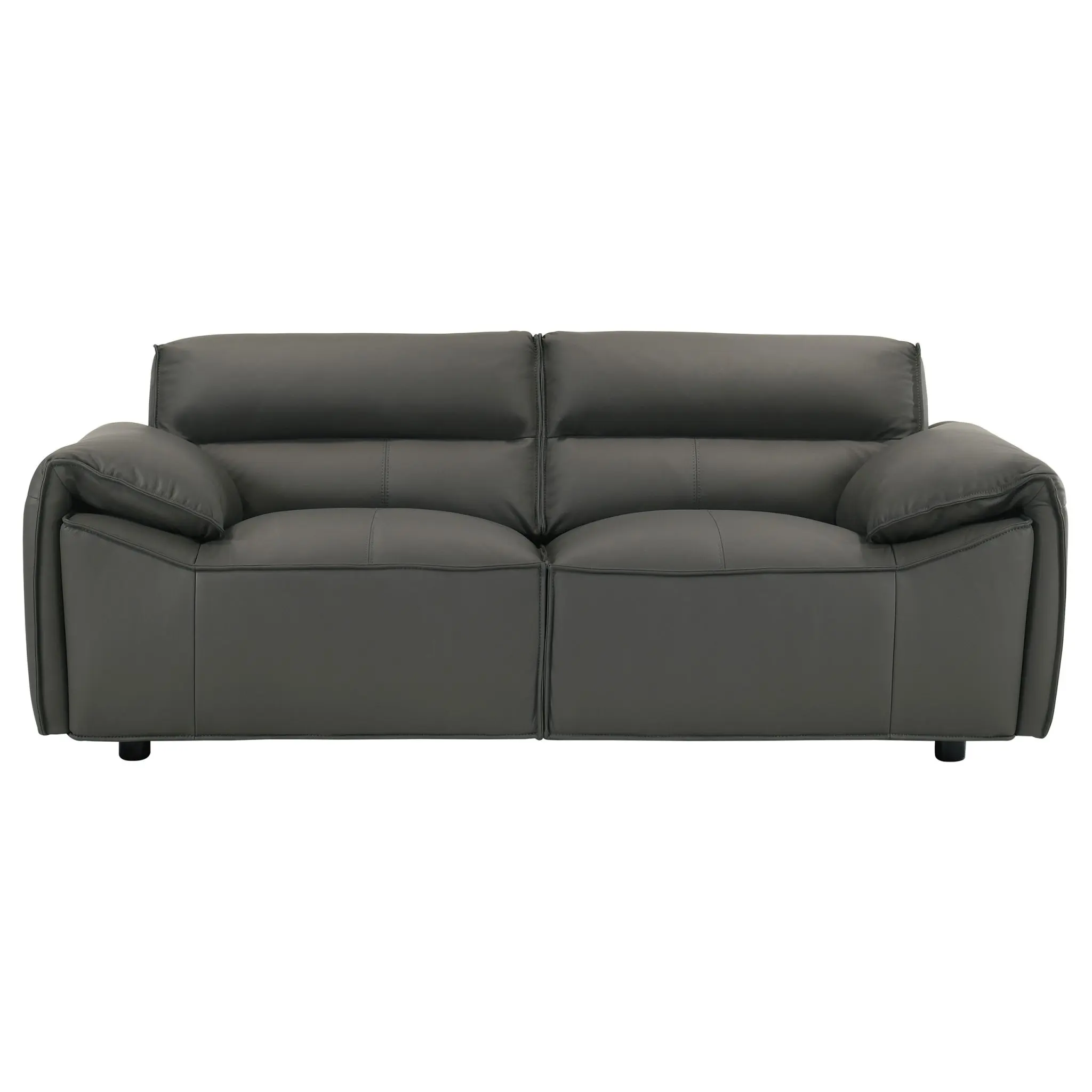 Buxton Leather Loveseat - Image 3