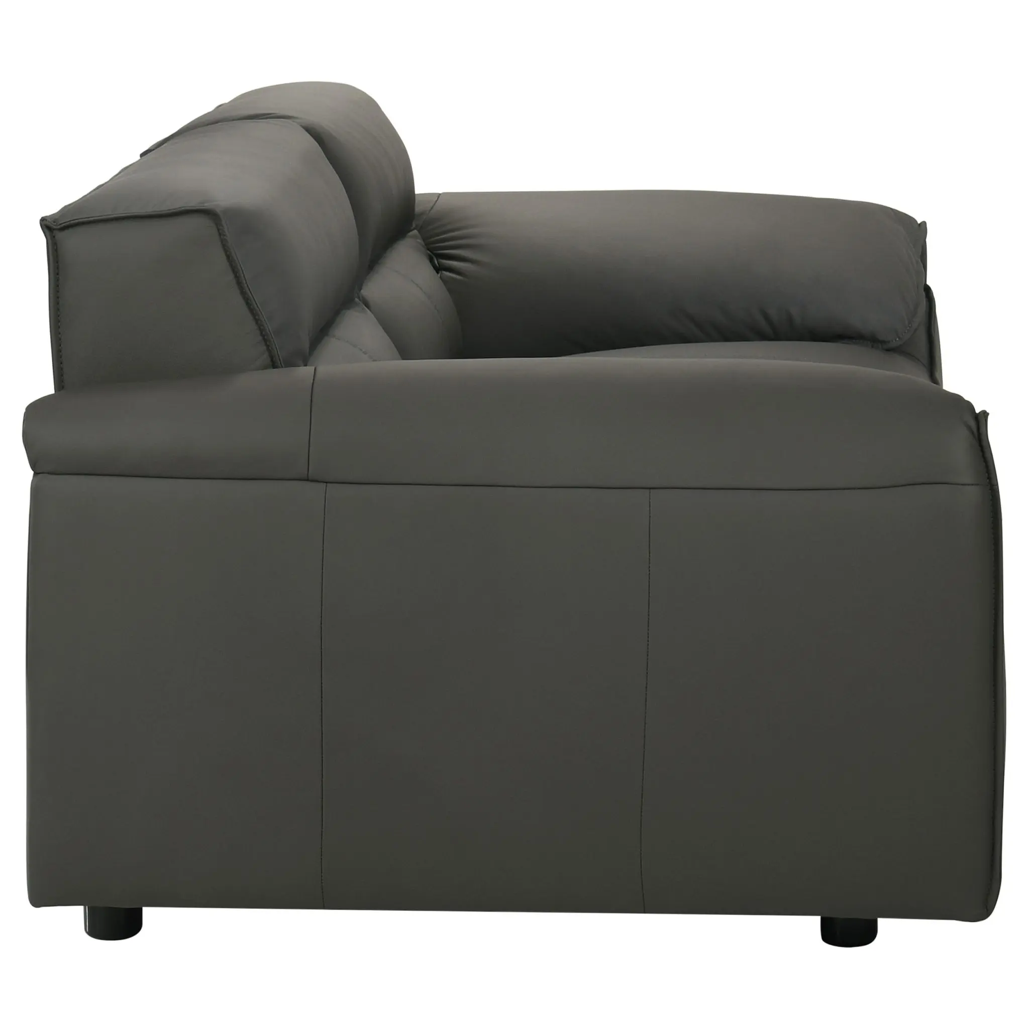 Buxton Leather Loveseat - Image 9