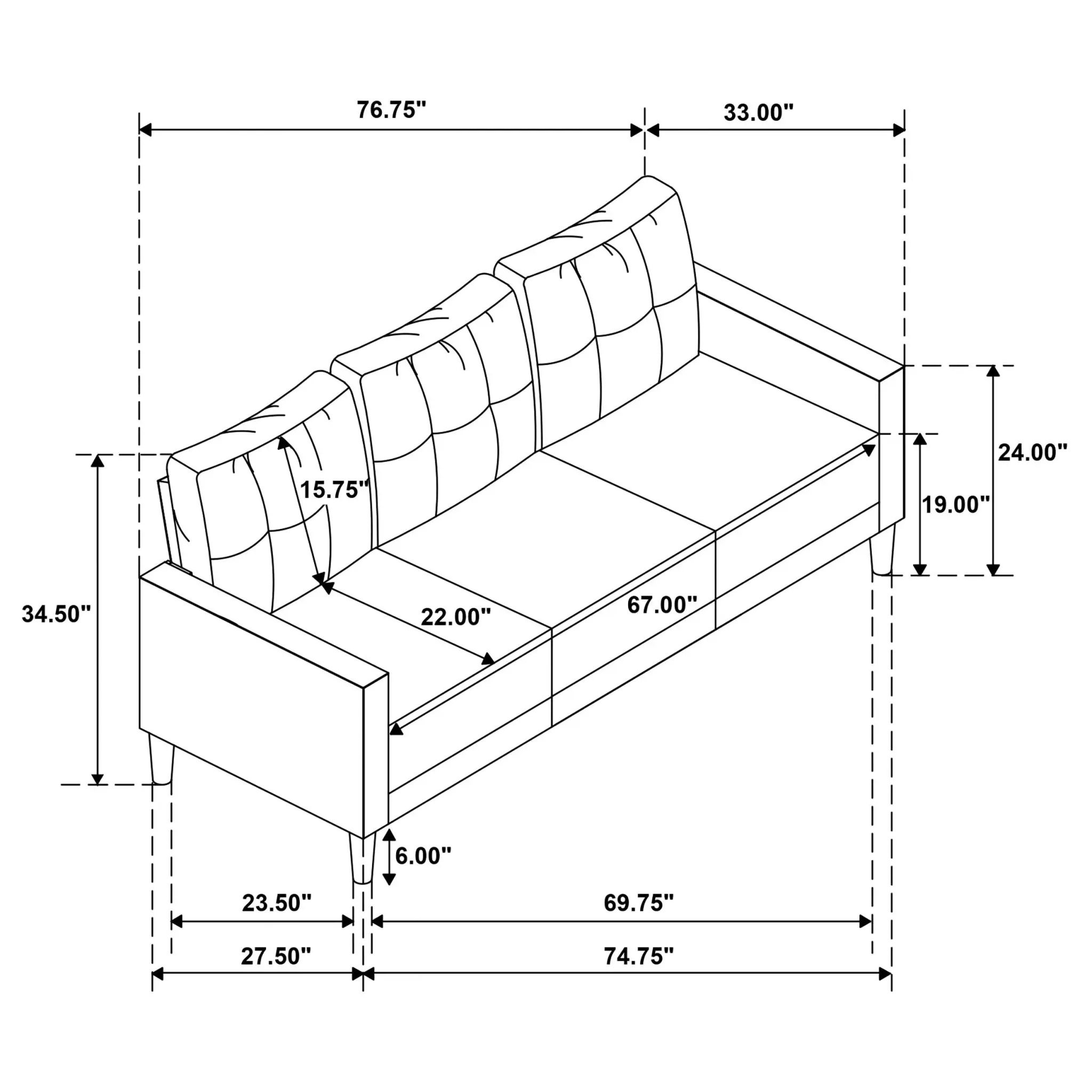 Bowen II Track Arm Sofa - Image 11