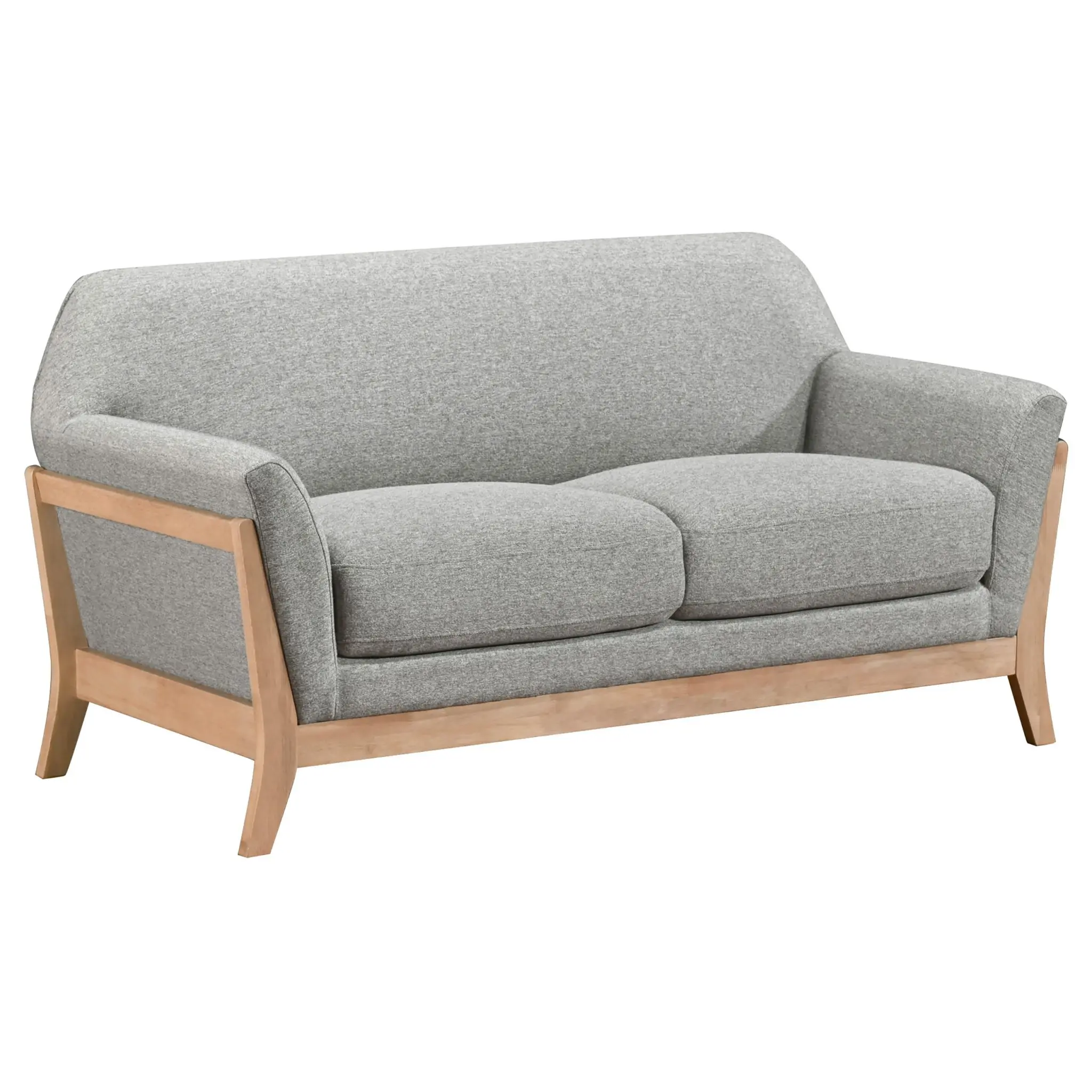 Vaughn Flared Arm Sofa Set Grey - Image 5