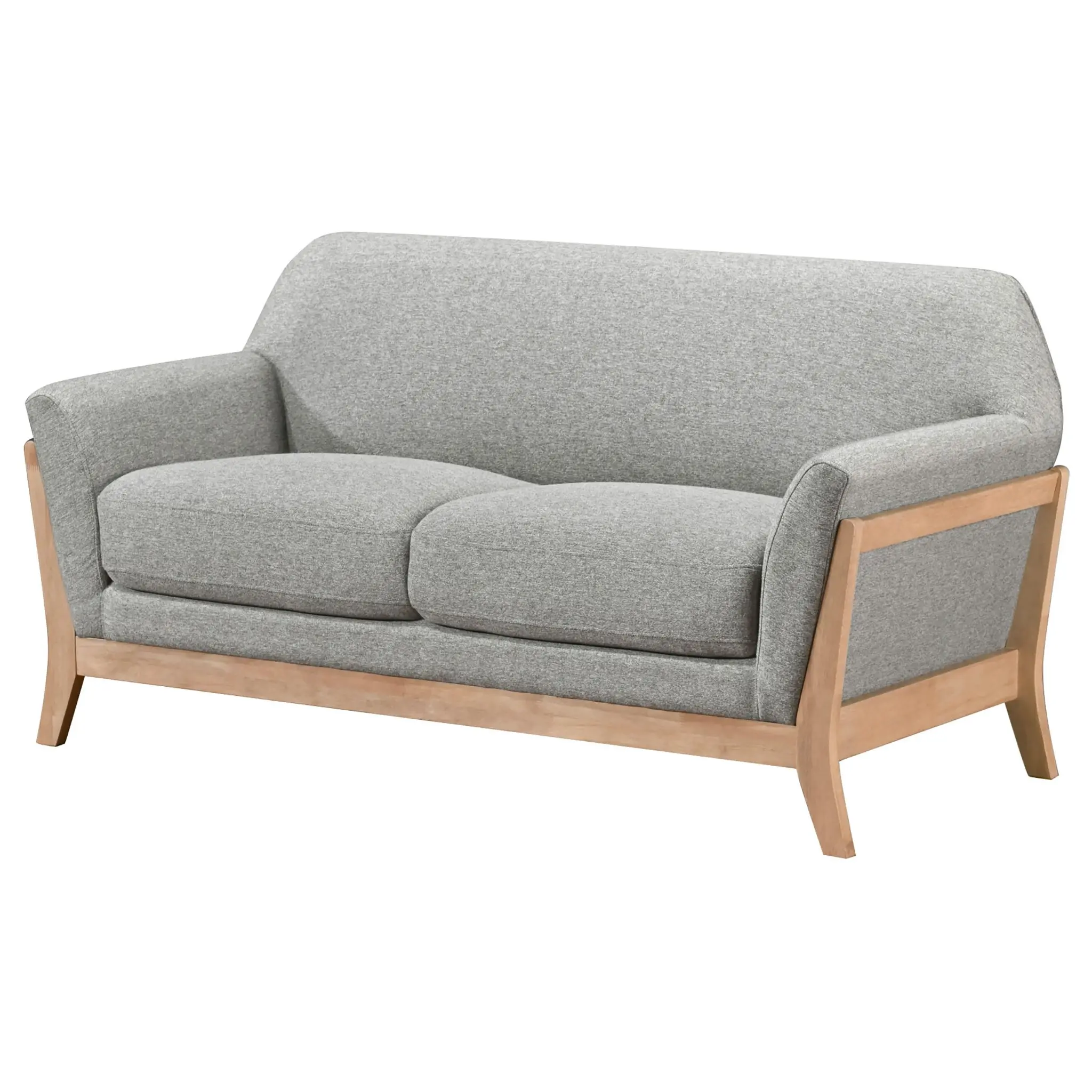 Vaughn Flared Arm Sofa Set Grey - Image 6
