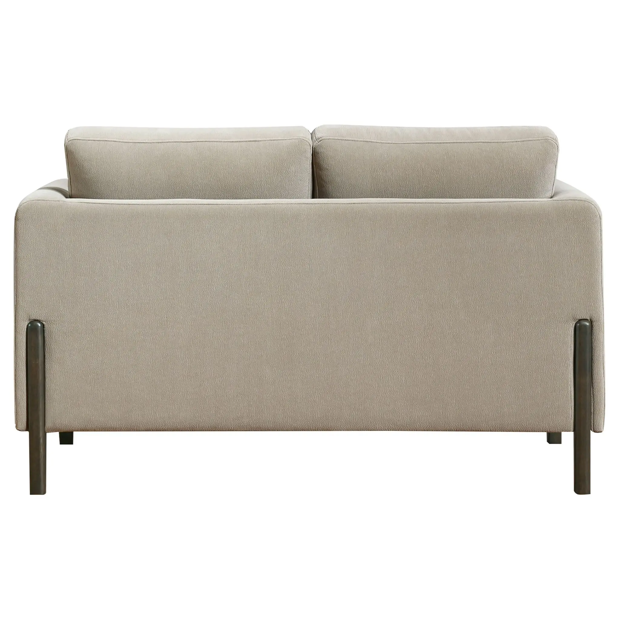 Islington Panel Arm Loveseat Taupe - Image 5