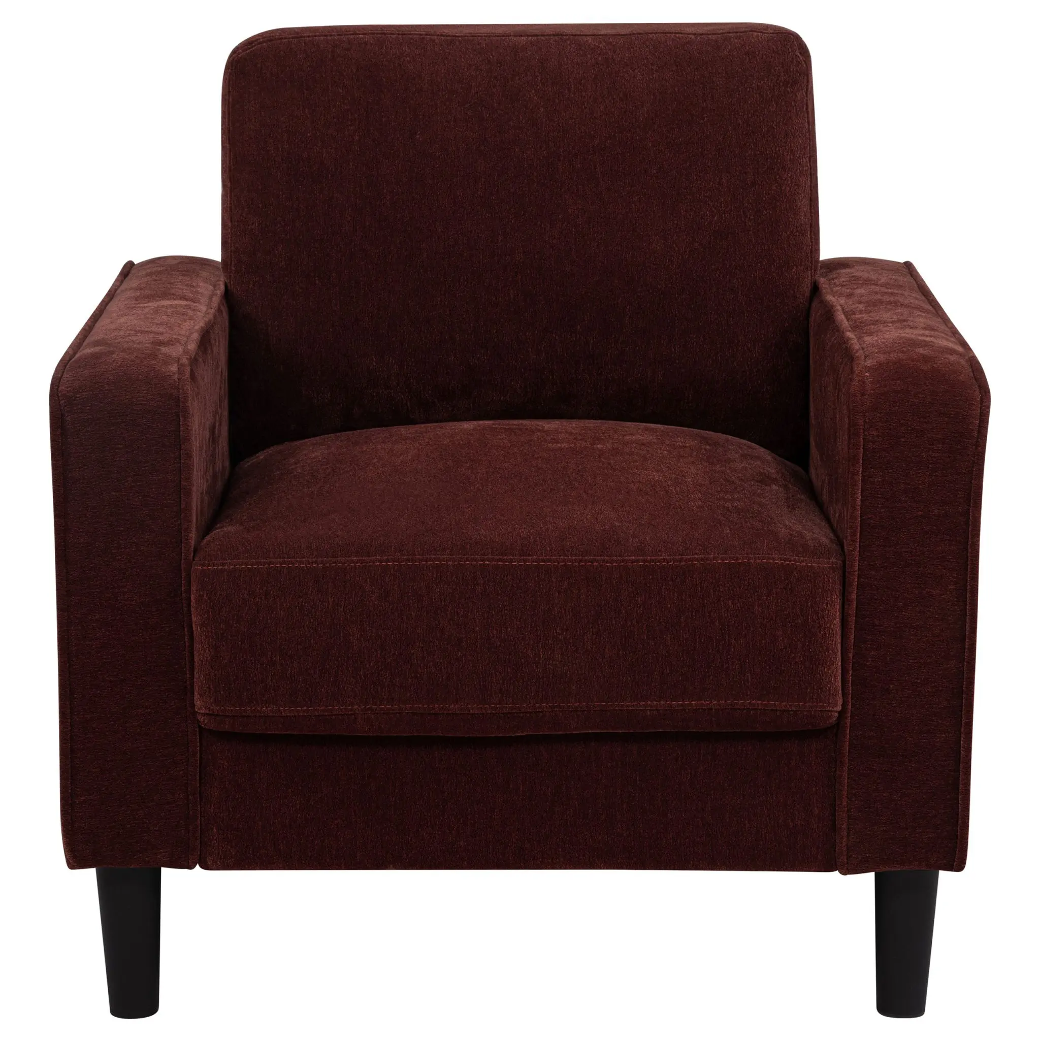 Ruth Track Arm Accent Chair Rust Red - Image 3