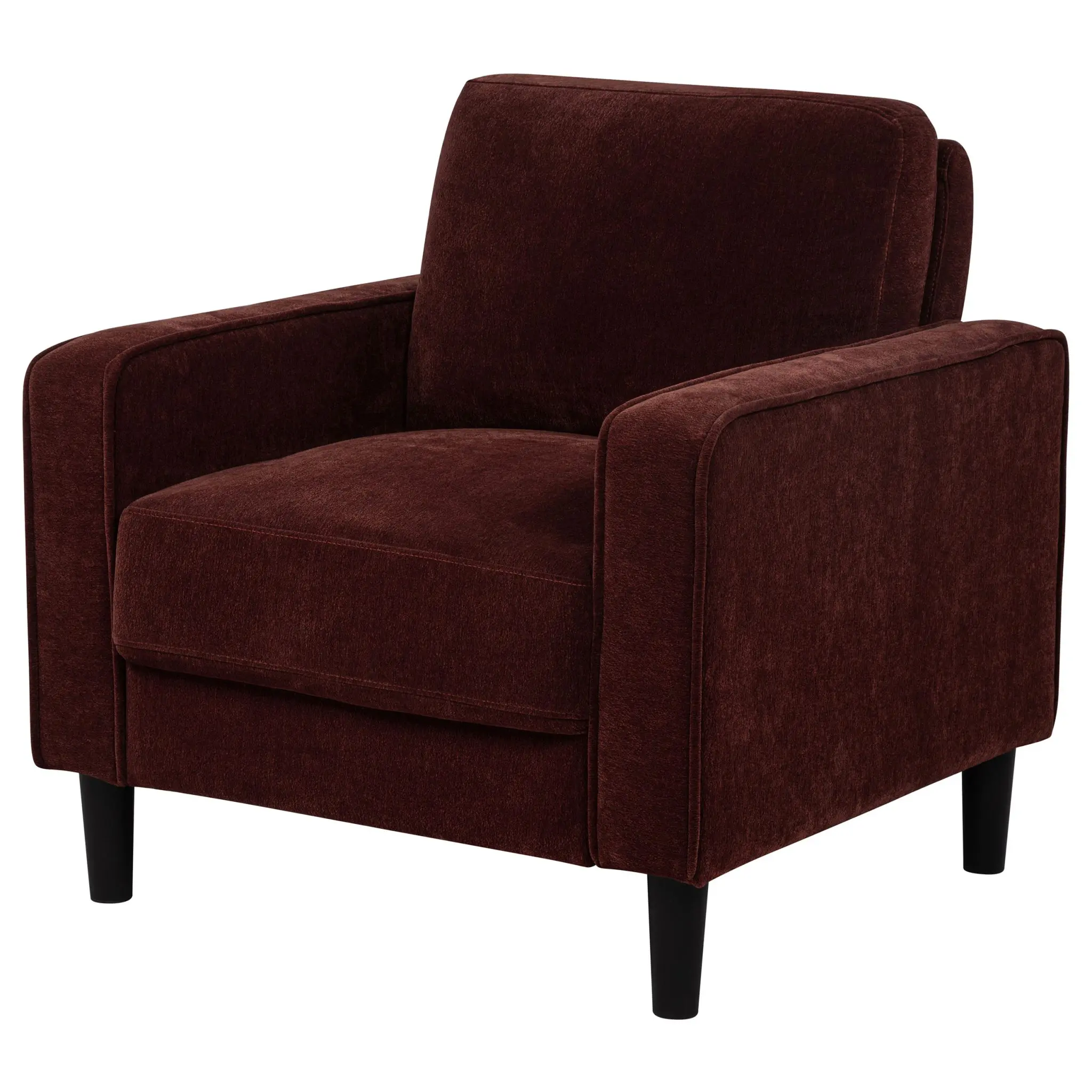 Ruth Track Arm Accent Chair Rust Red - Image 4