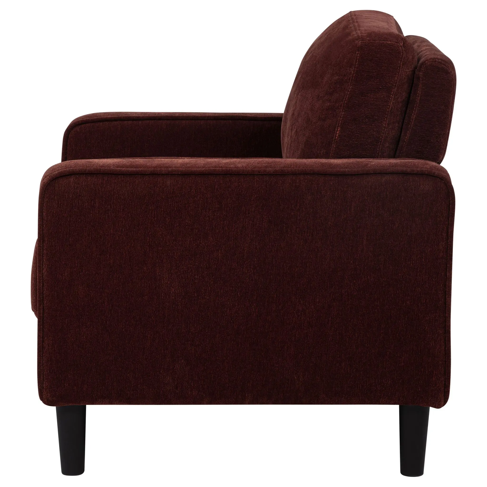 Ruth Track Arm Accent Chair Rust Red - Image 5